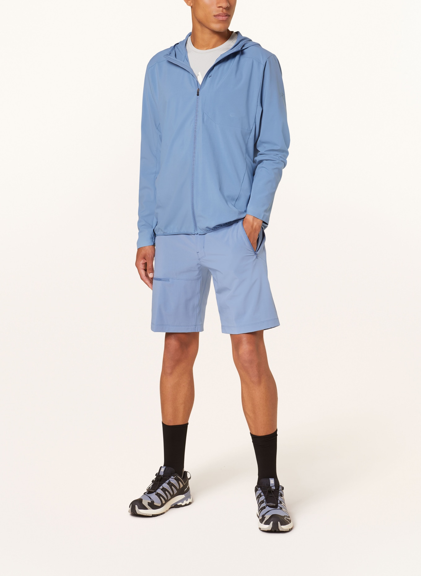 ARC'TERYX Hiking shorts GAMMA LIGHTWEIGHT, Color: LIGHT BLUE (Image 2)