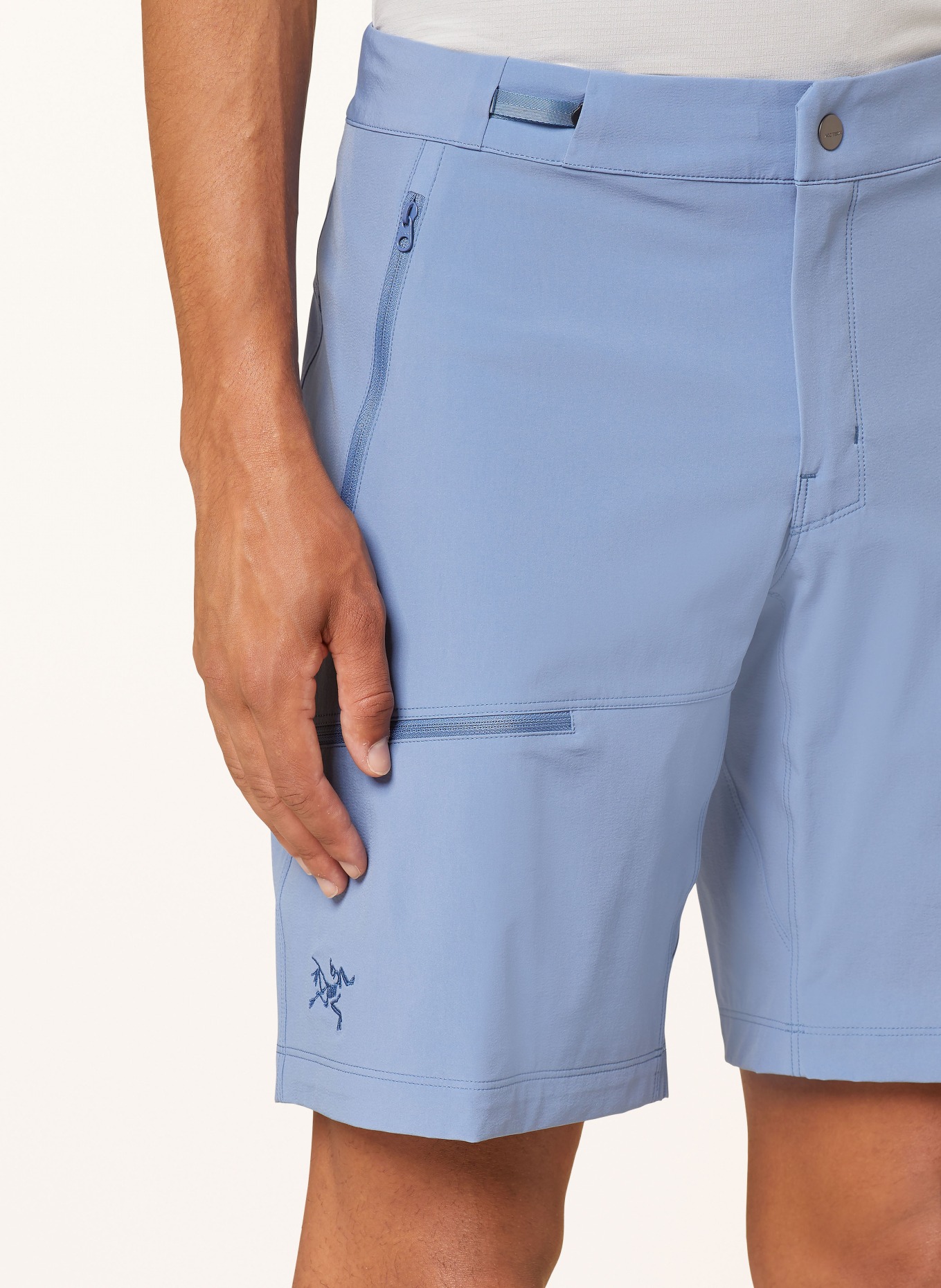 ARC'TERYX Hiking shorts GAMMA LIGHTWEIGHT, Color: LIGHT BLUE (Image 5)