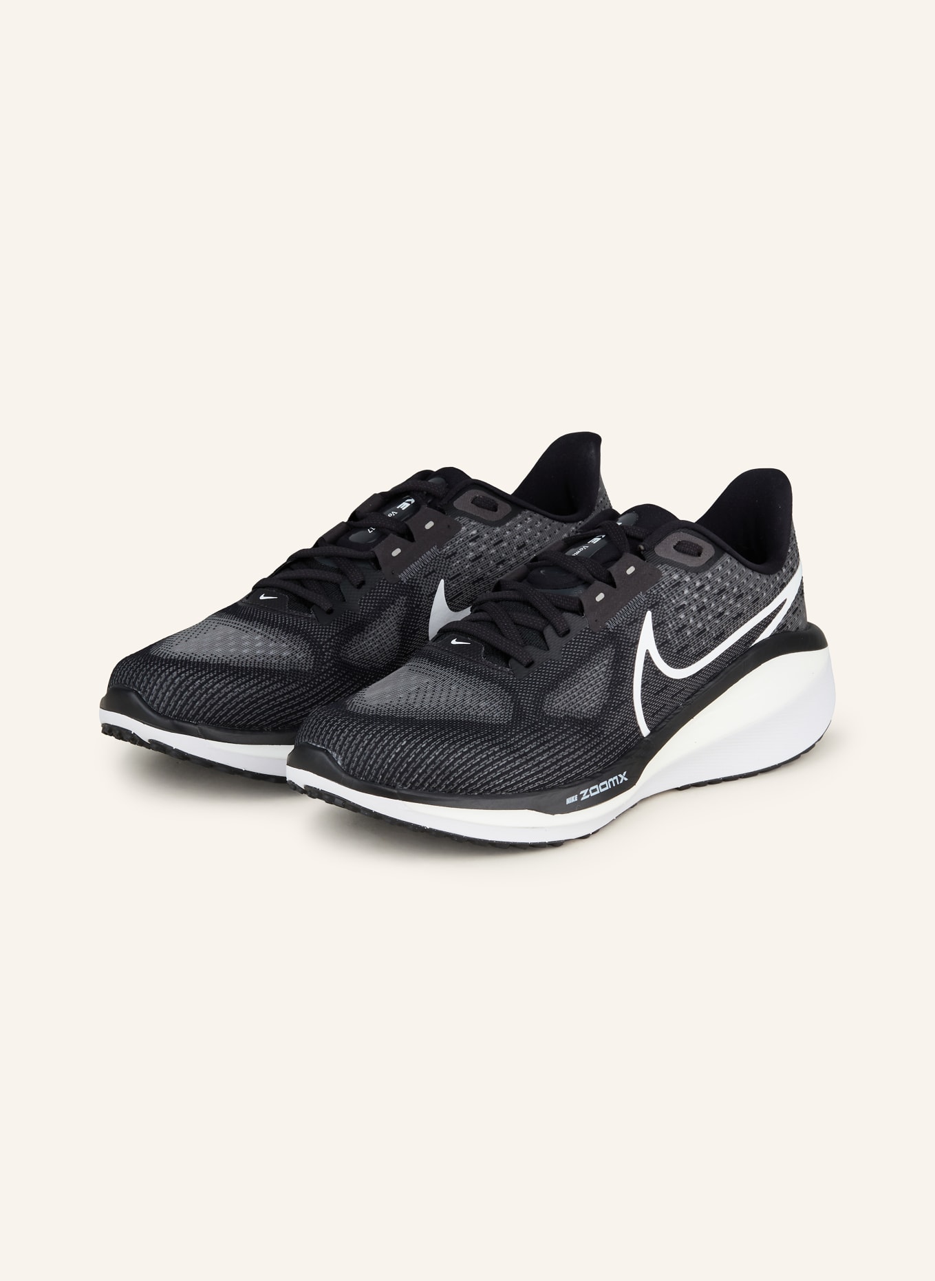 Nike Laufschuhe VOMERO 17, Farbe: SCHWARZ/ GRAU/ WEISS (Bild 1)