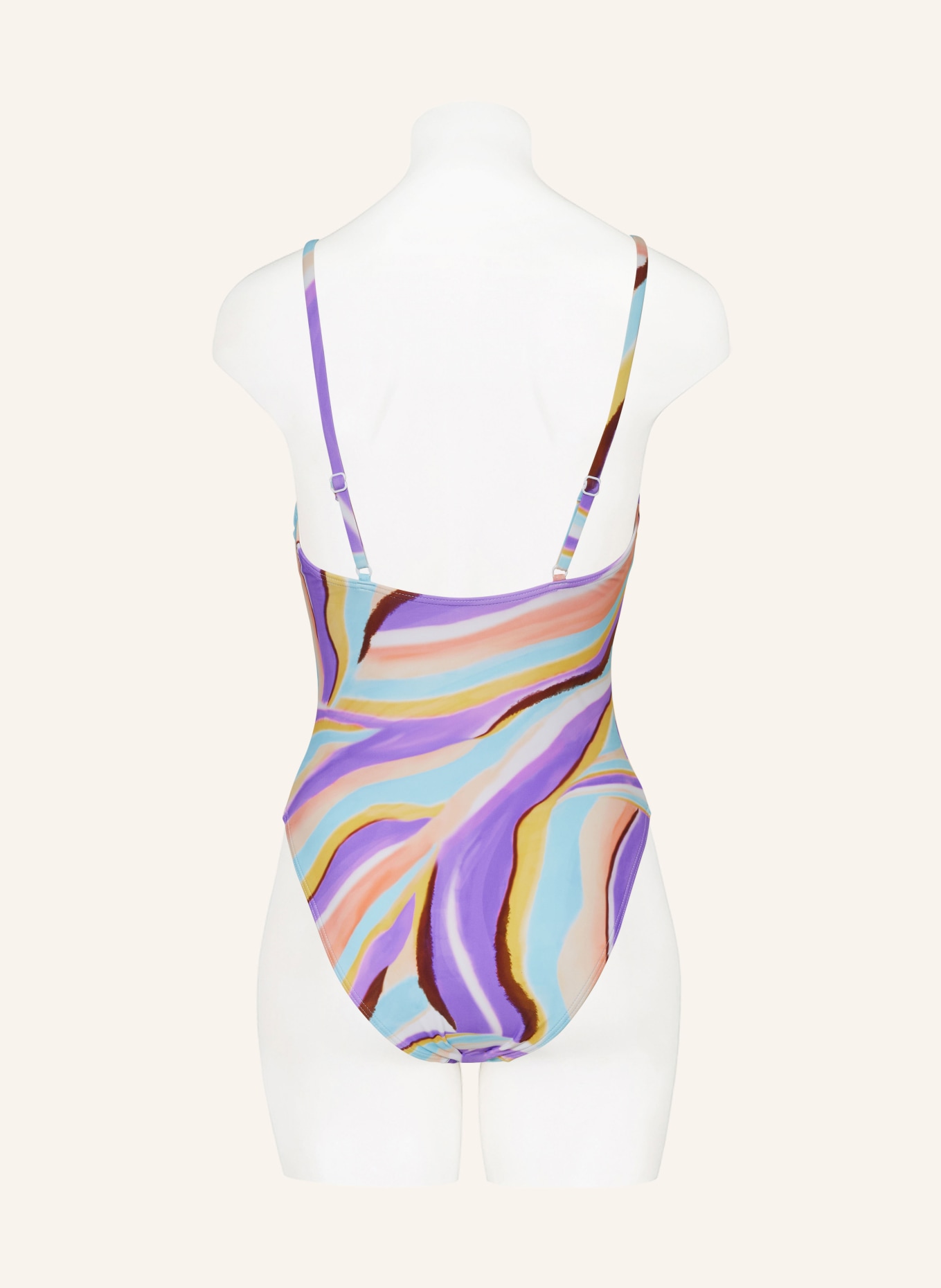 Hot Stuff Swimsuit, Color: PURPLE/ YELLOW/ LIGHT BLUE (Image 3)