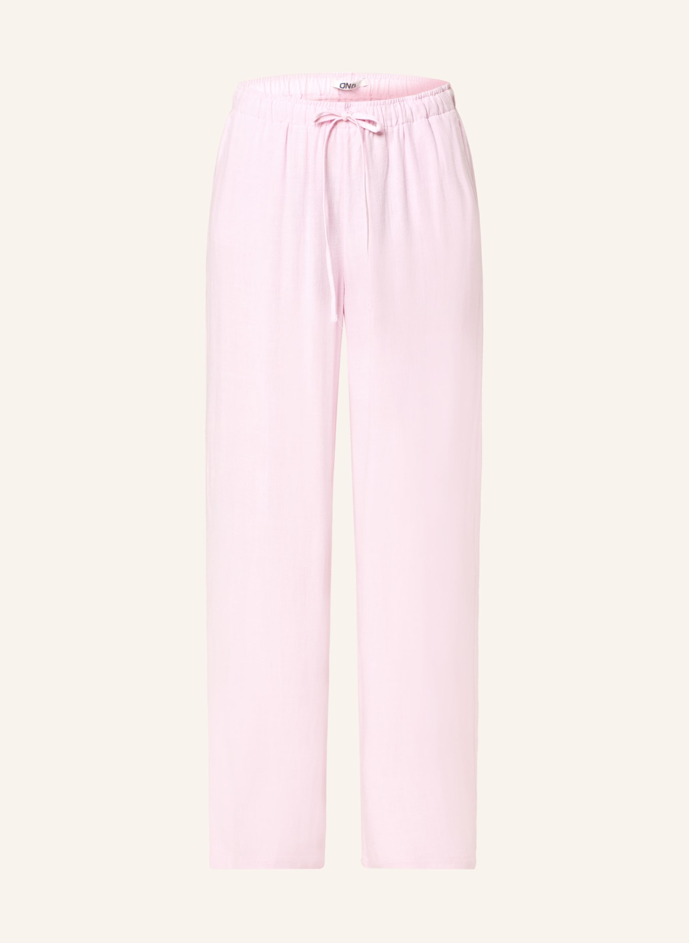 ONLY Wide leg trousers, Color: PINK (Image 1)