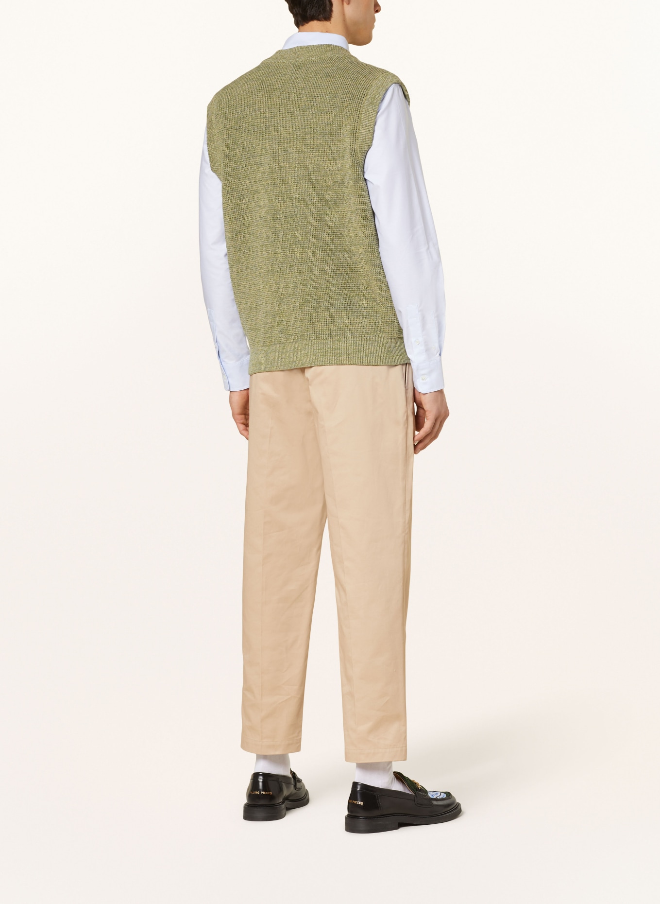 MAISON KITSUNÉ Sweater vest, Color: KHAKI (Image 3)