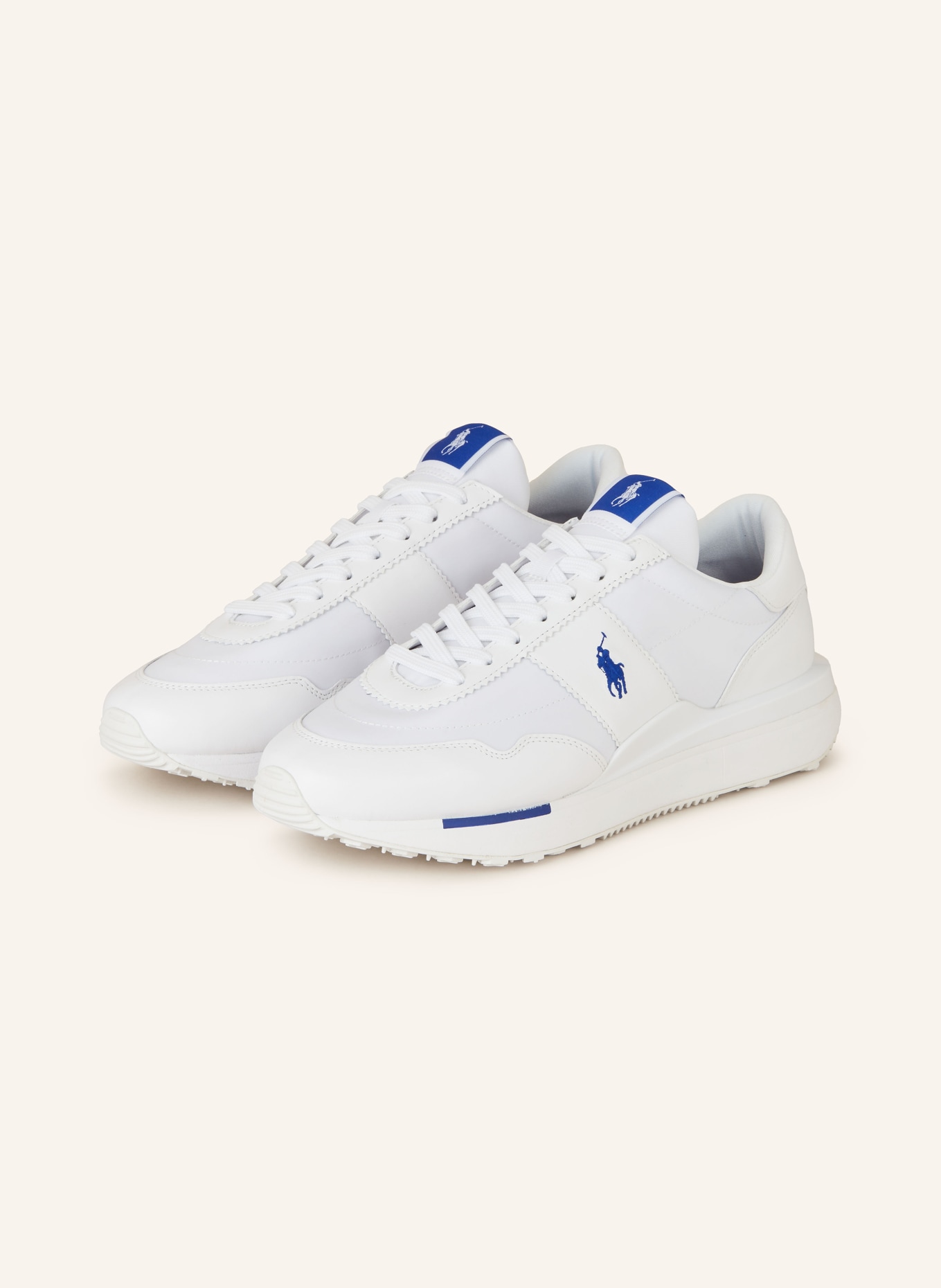 POLO RALPH LAUREN Sneakers, Color: WHITE/ BLUE (Image 1)