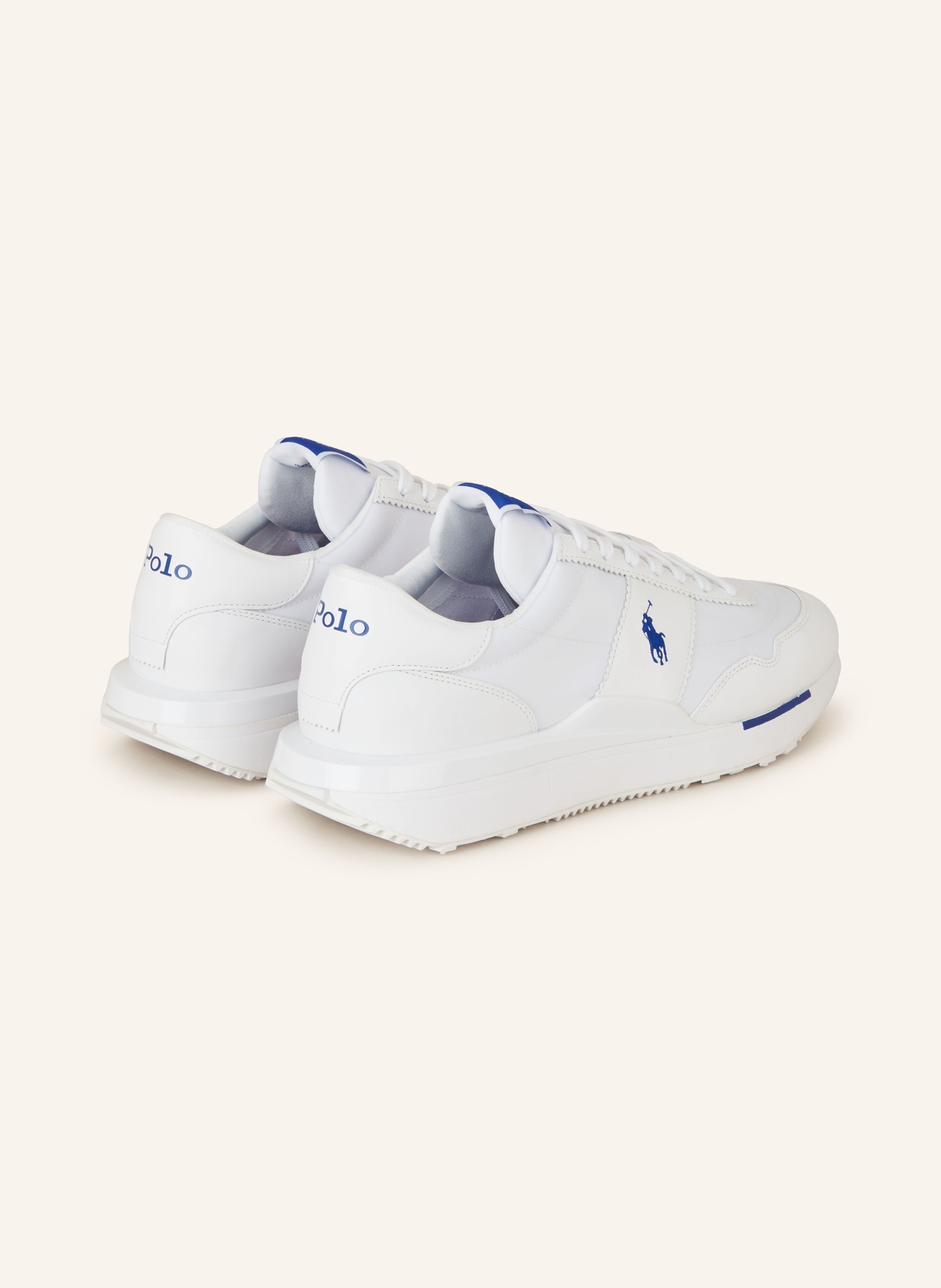 POLO RALPH LAUREN Sneakers, Color: WHITE/ BLUE (Image 2)