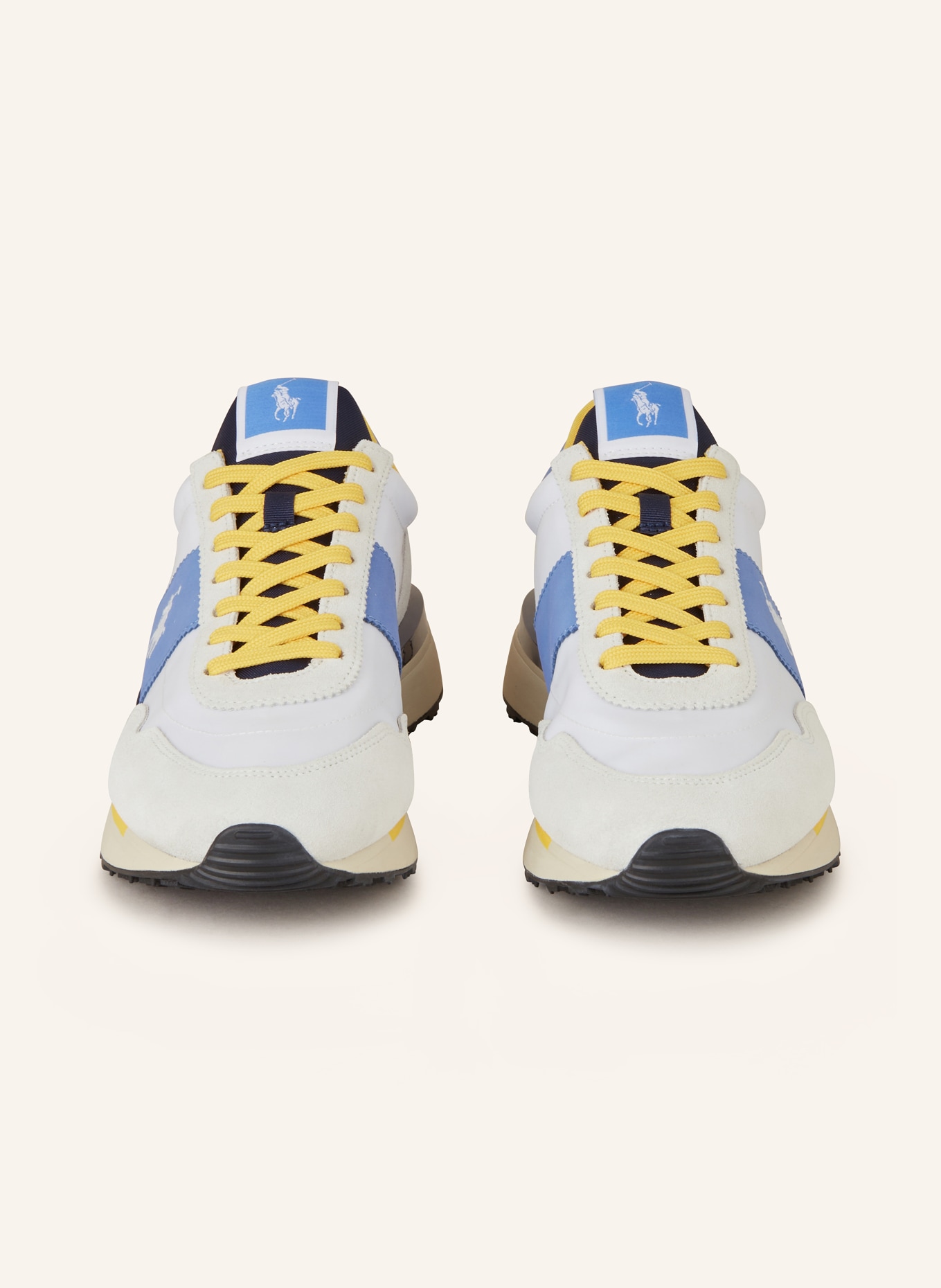 POLO RALPH LAUREN Sneakers, Color: WHITE/ BLUE/ YELLOW (Image 3)