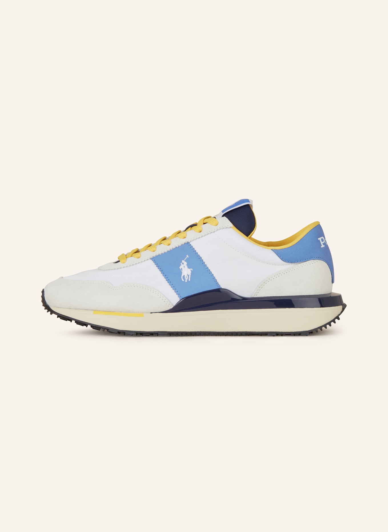 POLO RALPH LAUREN Sneakers, Color: WHITE/ BLUE/ YELLOW (Image 4)