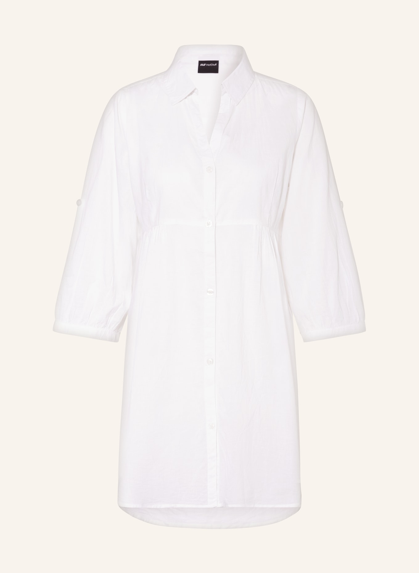 Hot Stuff Shirt dress, Color: WHITE (Image 1)