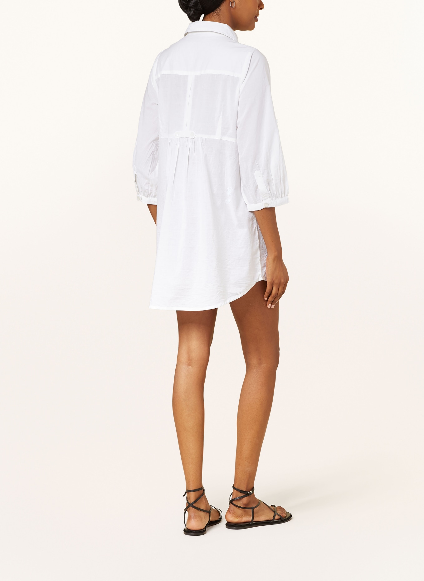 Hot Stuff Shirt dress, Color: WHITE (Image 3)
