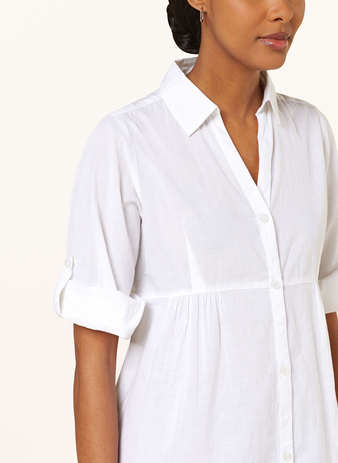 Hot Stuff Shirt dress, Color: WHITE (Image 4)