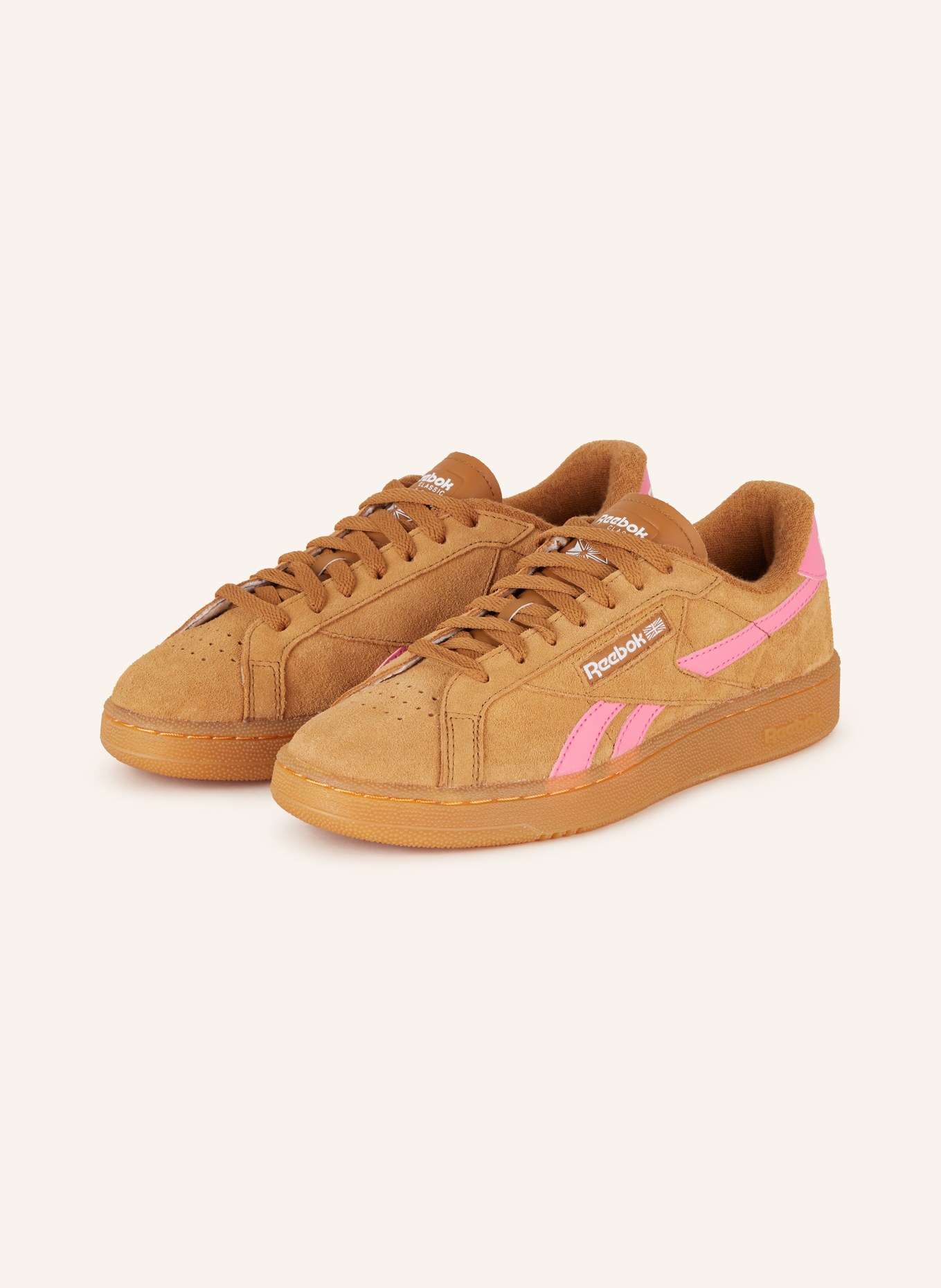 Reebok Sneakers CLUB C GROUNDS UK, Color: CAMEL/ PINK (Image 1)