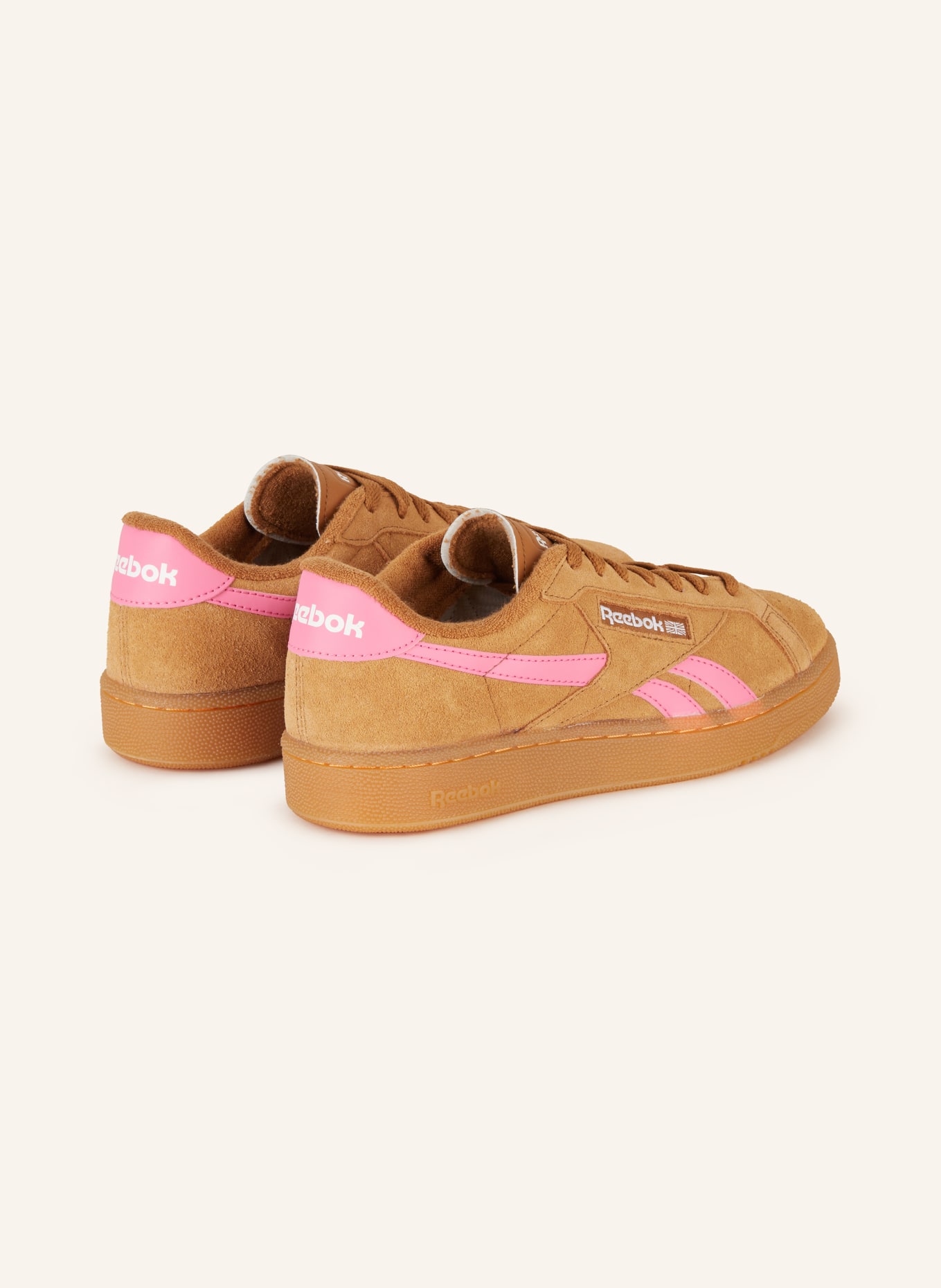 Reebok Sneakers CLUB C GROUNDS UK, Color: CAMEL/ PINK (Image 2)