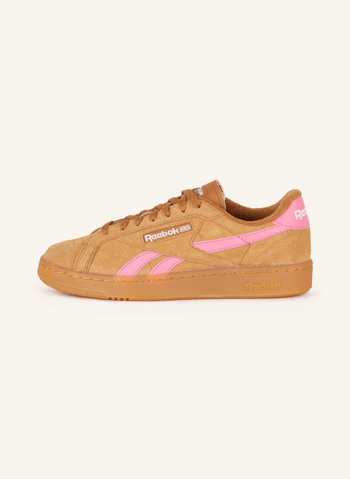Reebok Sneakers CLUB C GROUNDS UK, Color: CAMEL/ PINK (Image 4)
