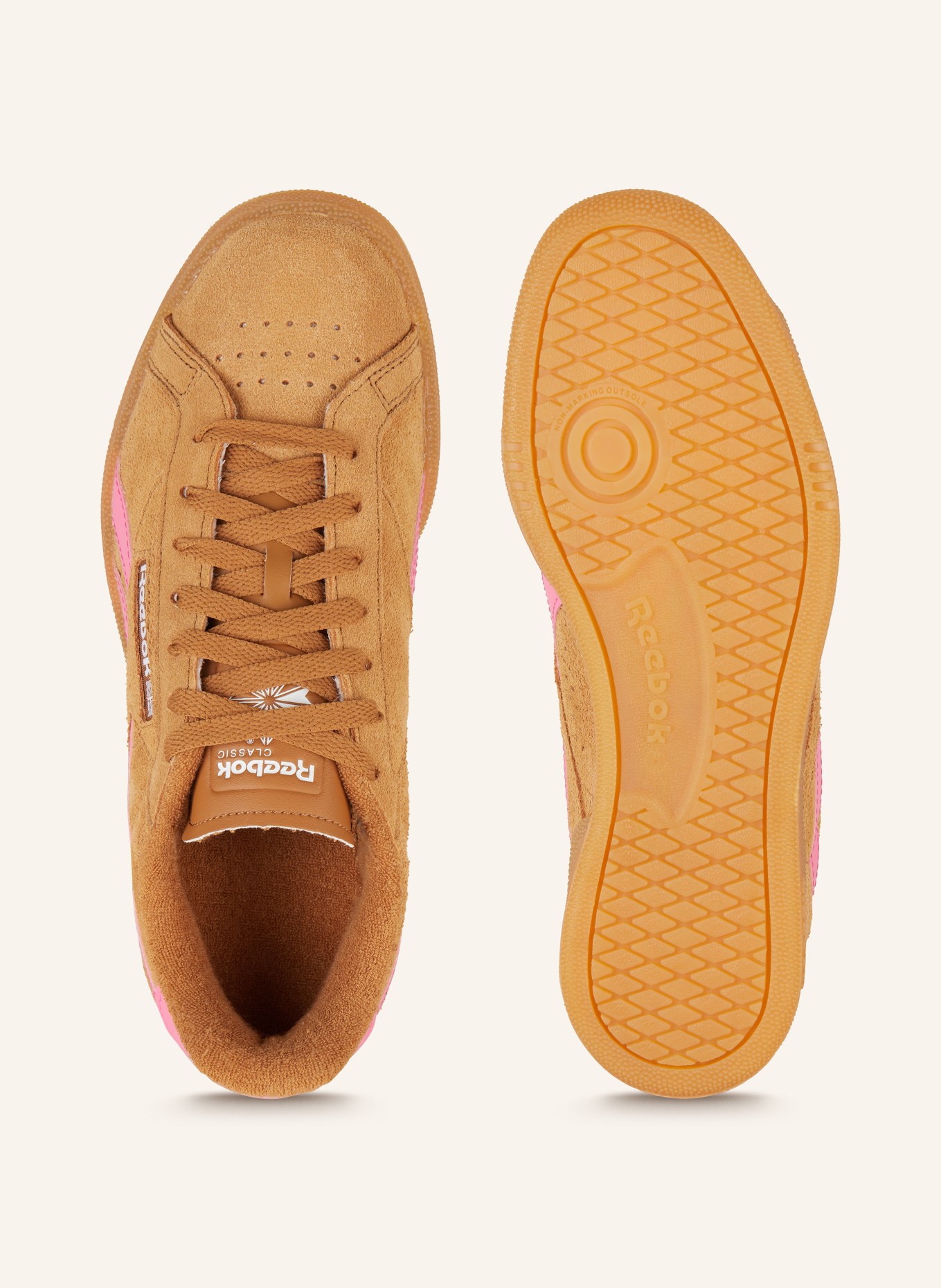 Reebok Sneakers CLUB C GROUNDS UK, Color: CAMEL/ PINK (Image 5)