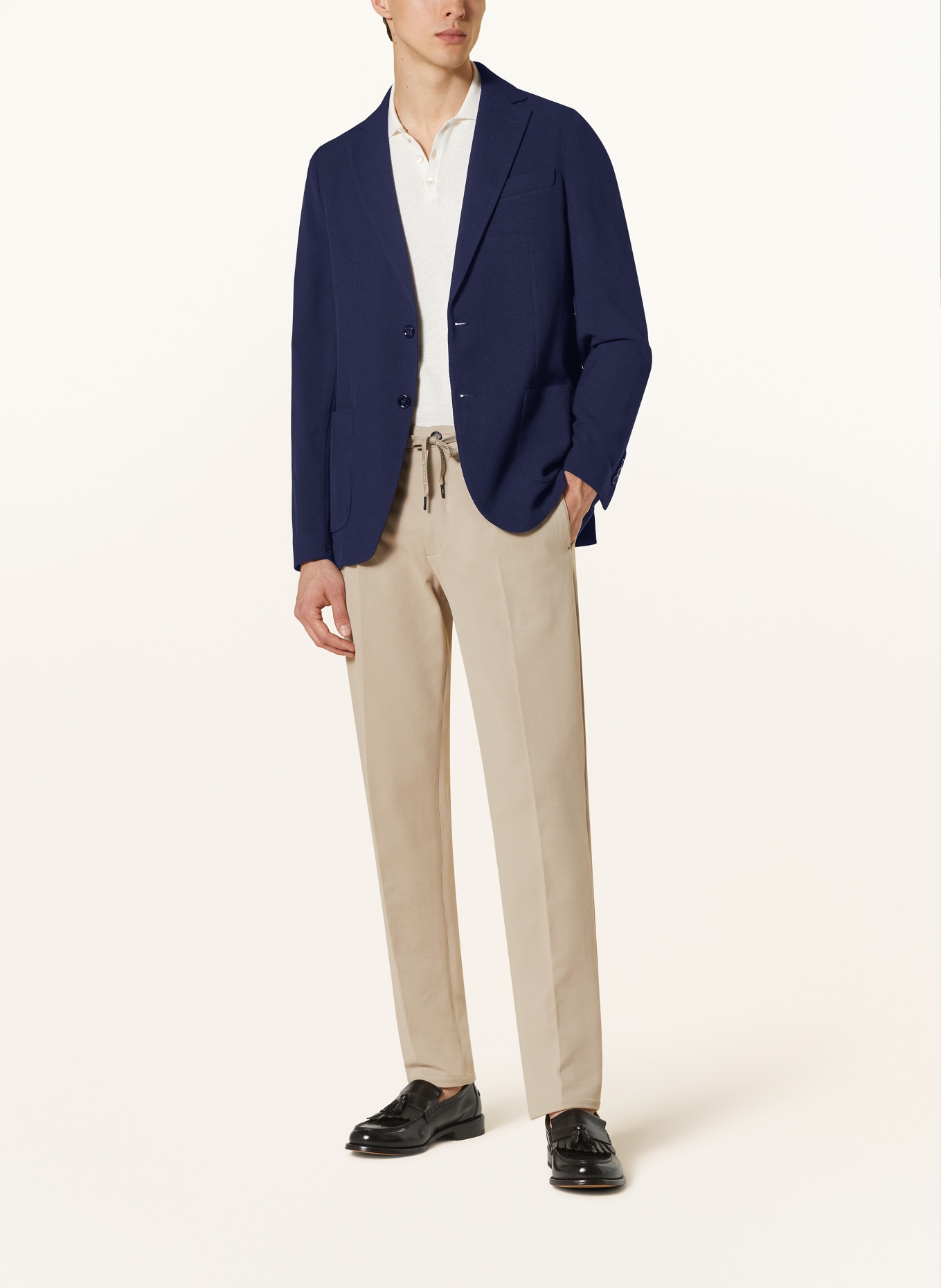CIRCOLO 1901 Jersey jacket extra slim fit, Color: DARK BLUE (Image 2)