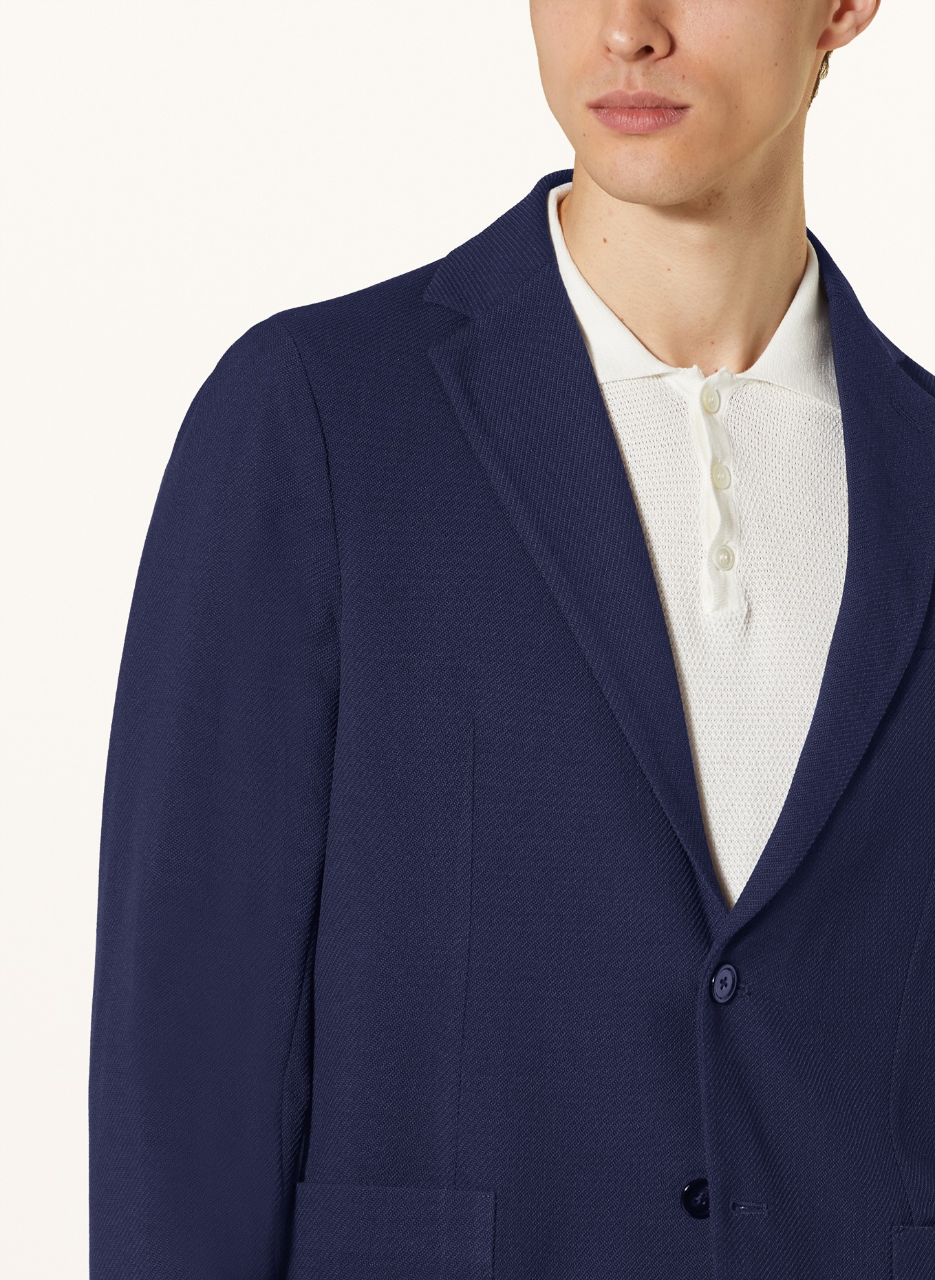 CIRCOLO 1901 Jersey jacket extra slim fit, Color: DARK BLUE (Image 5)