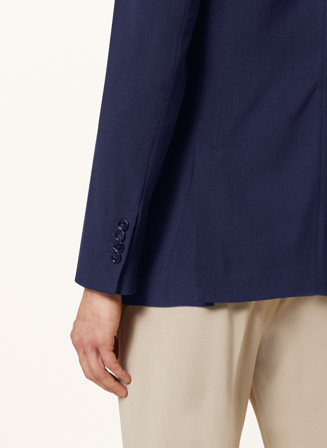 CIRCOLO 1901 Jersey jacket extra slim fit, Color: DARK BLUE (Image 6)