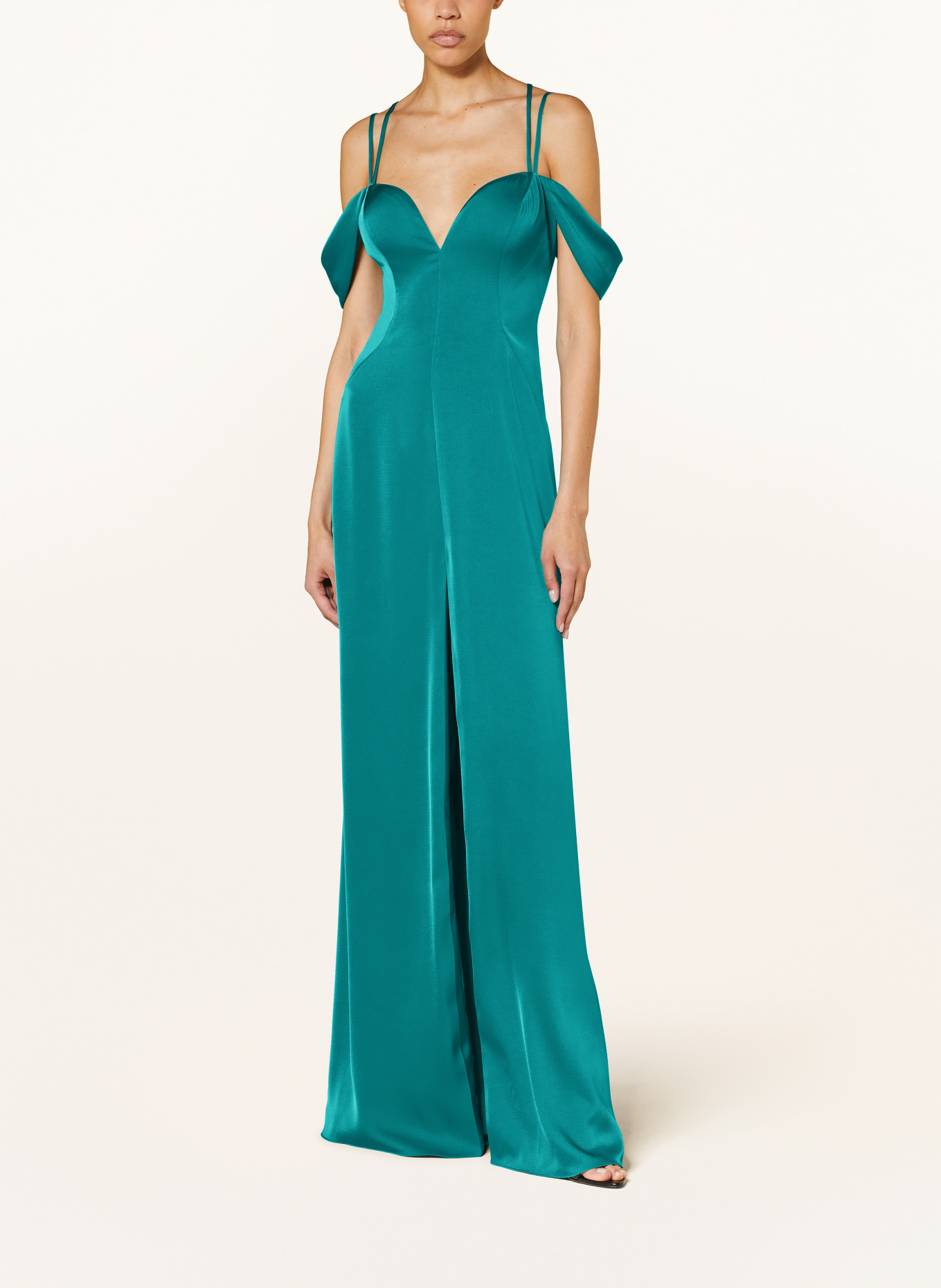 VERA WANG Evening dress VARUN made of satin, Color: GREEN (Image 2)