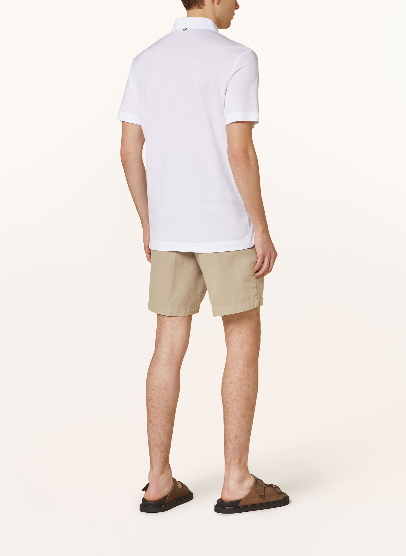 BOSS Jersey polo shirt PRESS, Color: WHITE (Image 3)