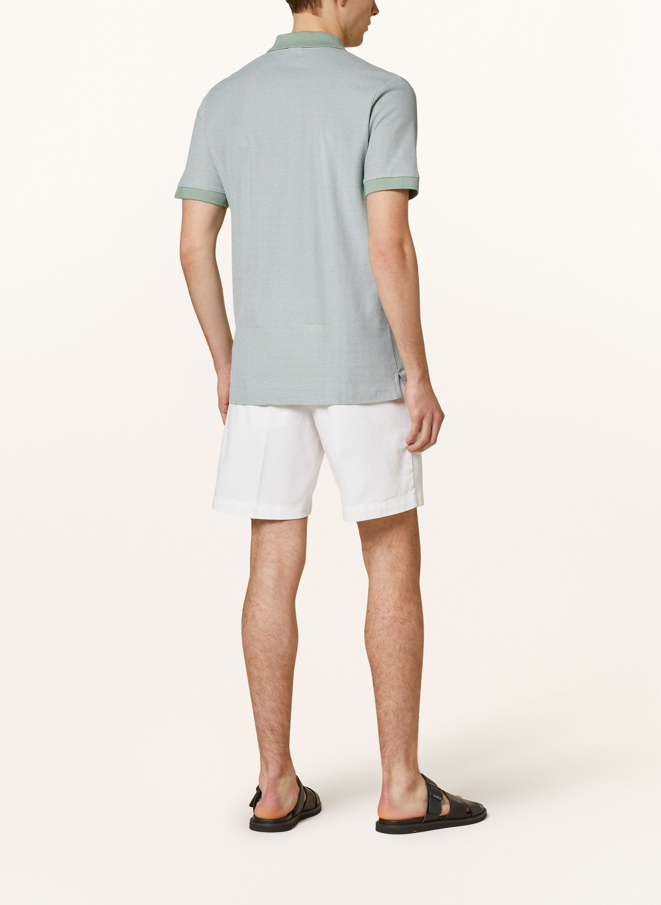 BOSS Piqué-Poloshirt PHILLIPSON Slim Fit, Farbe: HELLGRÜN (Bild 3)