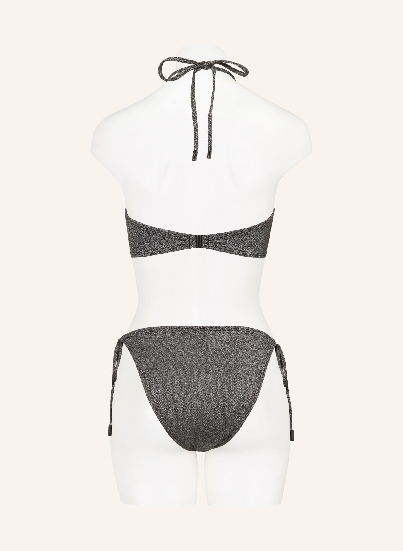 JETS Australia Triangel-Bikini-Hose LUMEN mit Glitzergarn, Farbe: SILBER (Bild 3)
