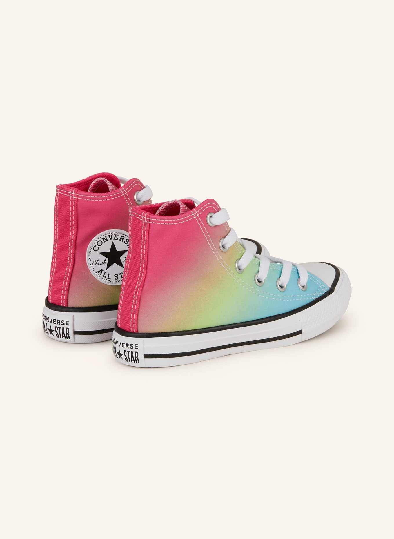 CONVERSE Hightop-Sneaker CHUCK TALYLOR ALL STAR, Farbe: PINK/ HELLGRÜN (Bild 2)