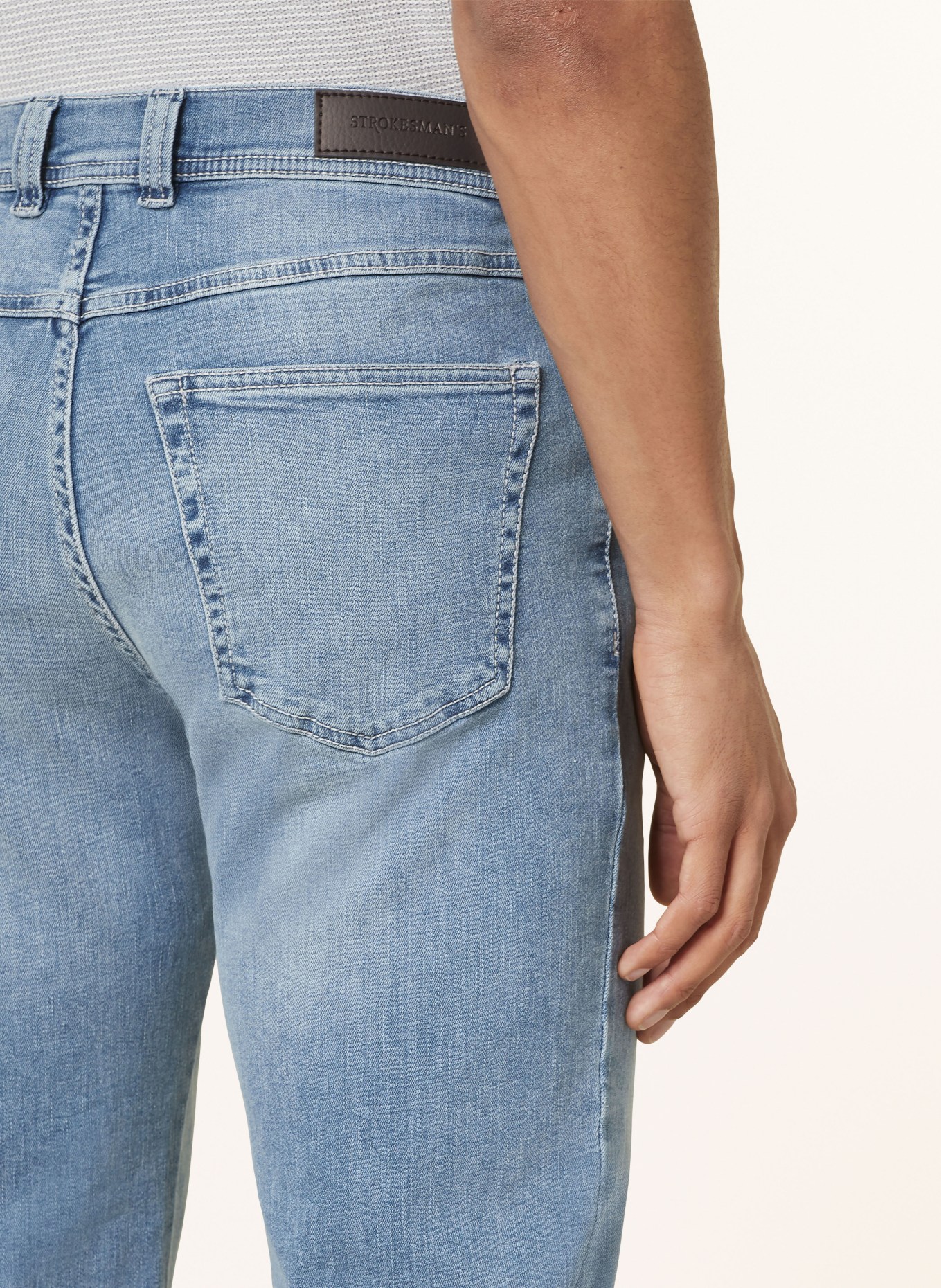 STROKESMAN'S Jeans Slim Fit: 5855 light blue