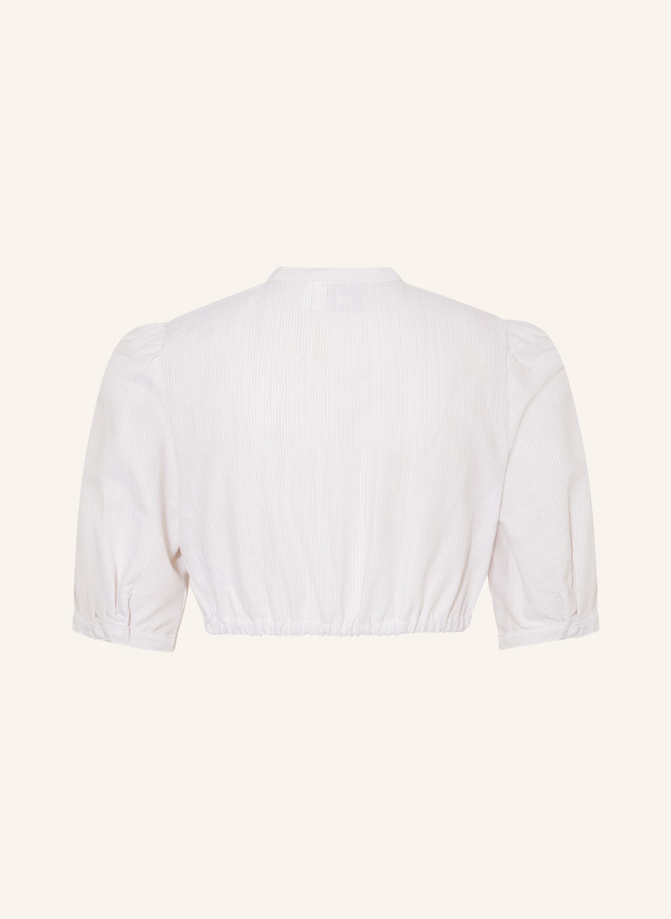 Hammerschmid Dirndl blouse BRITTA, Color: CREAM/ LIGHT BROWN (Image 2)