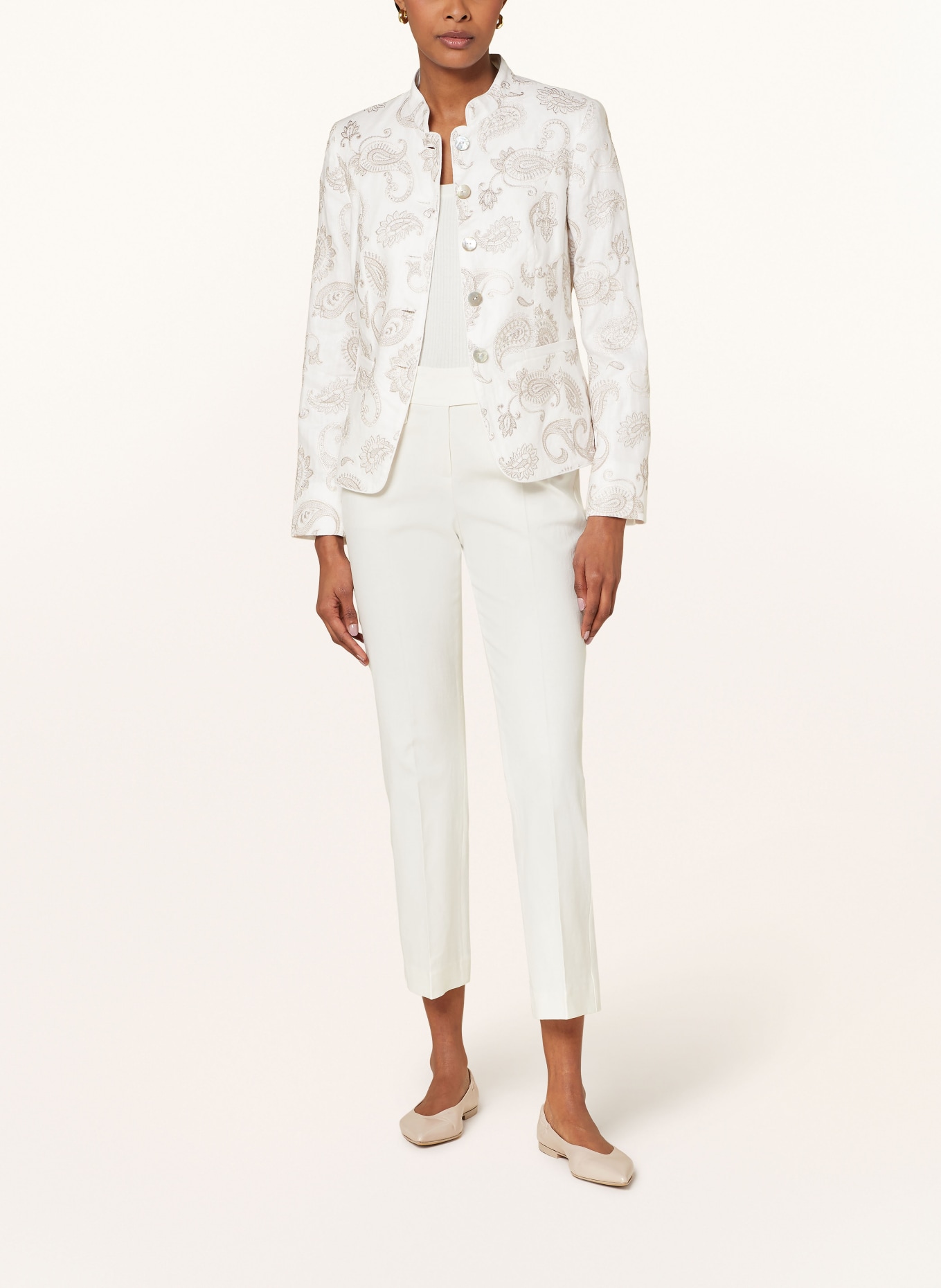 White Label Linen jacket, Color: ECRU/ BEIGE (Image 2)