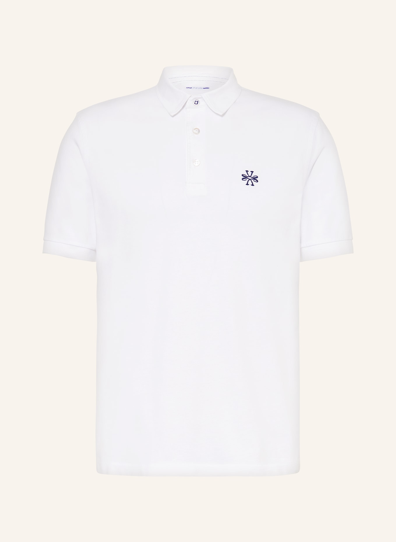JACOB COHEN Piqué polo shirt, Color: WHITE (Image 1)