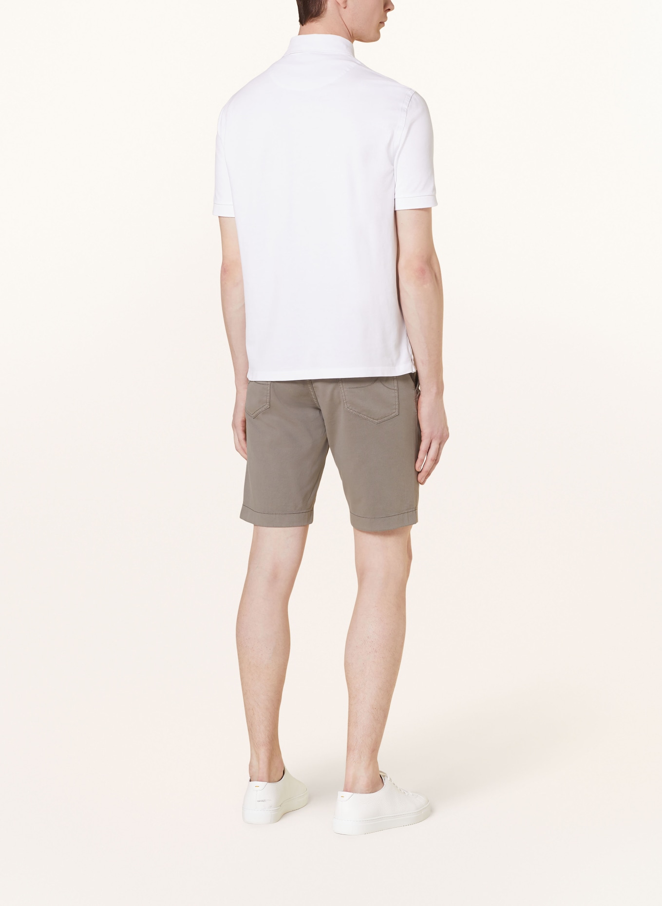 JACOB COHEN Piqué polo shirt, Color: WHITE (Image 3)