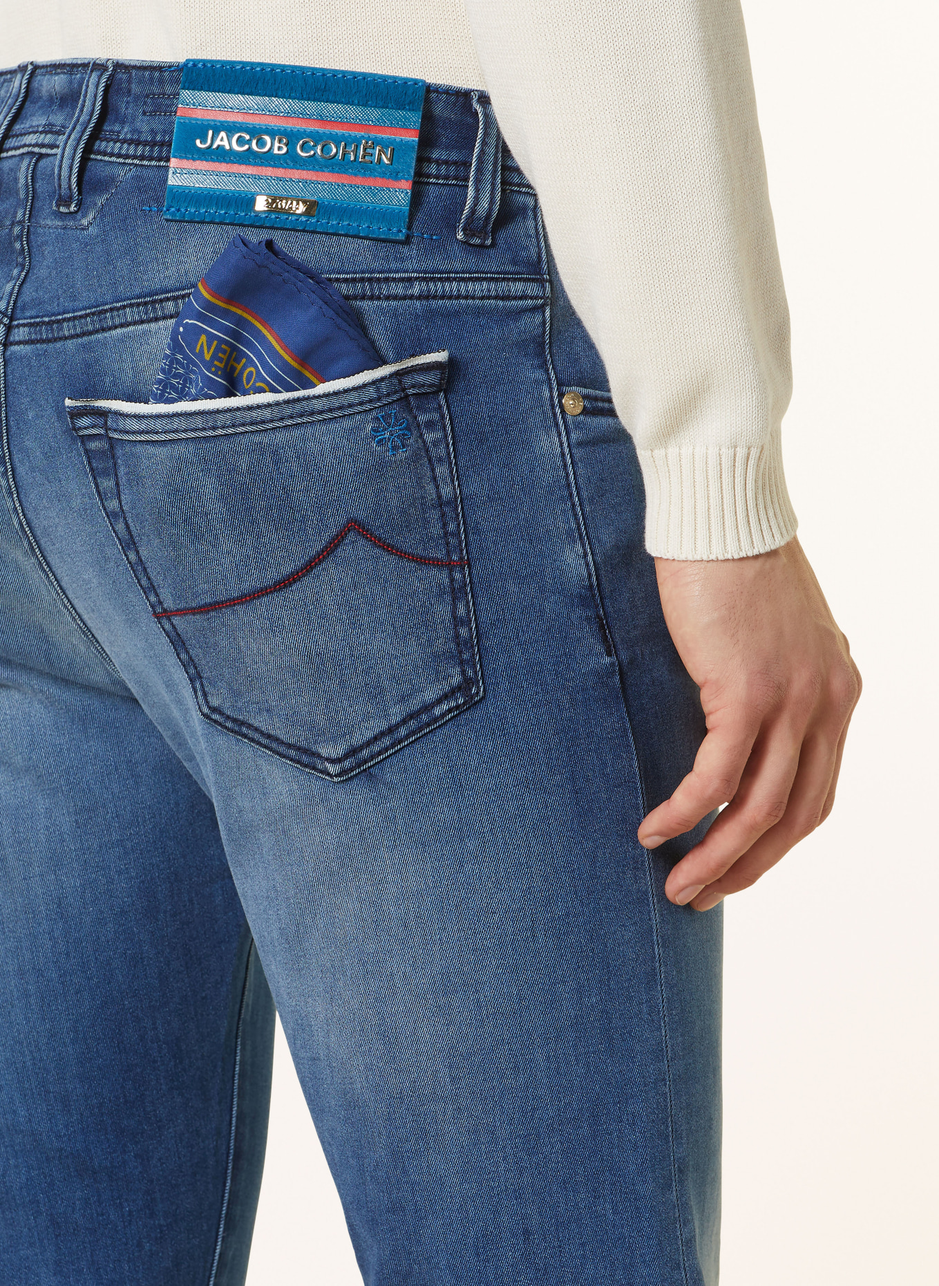 JACOB COHEN Jeans BARD Slim Fit, Farbe: 757D Mid Blue (Bild 6)