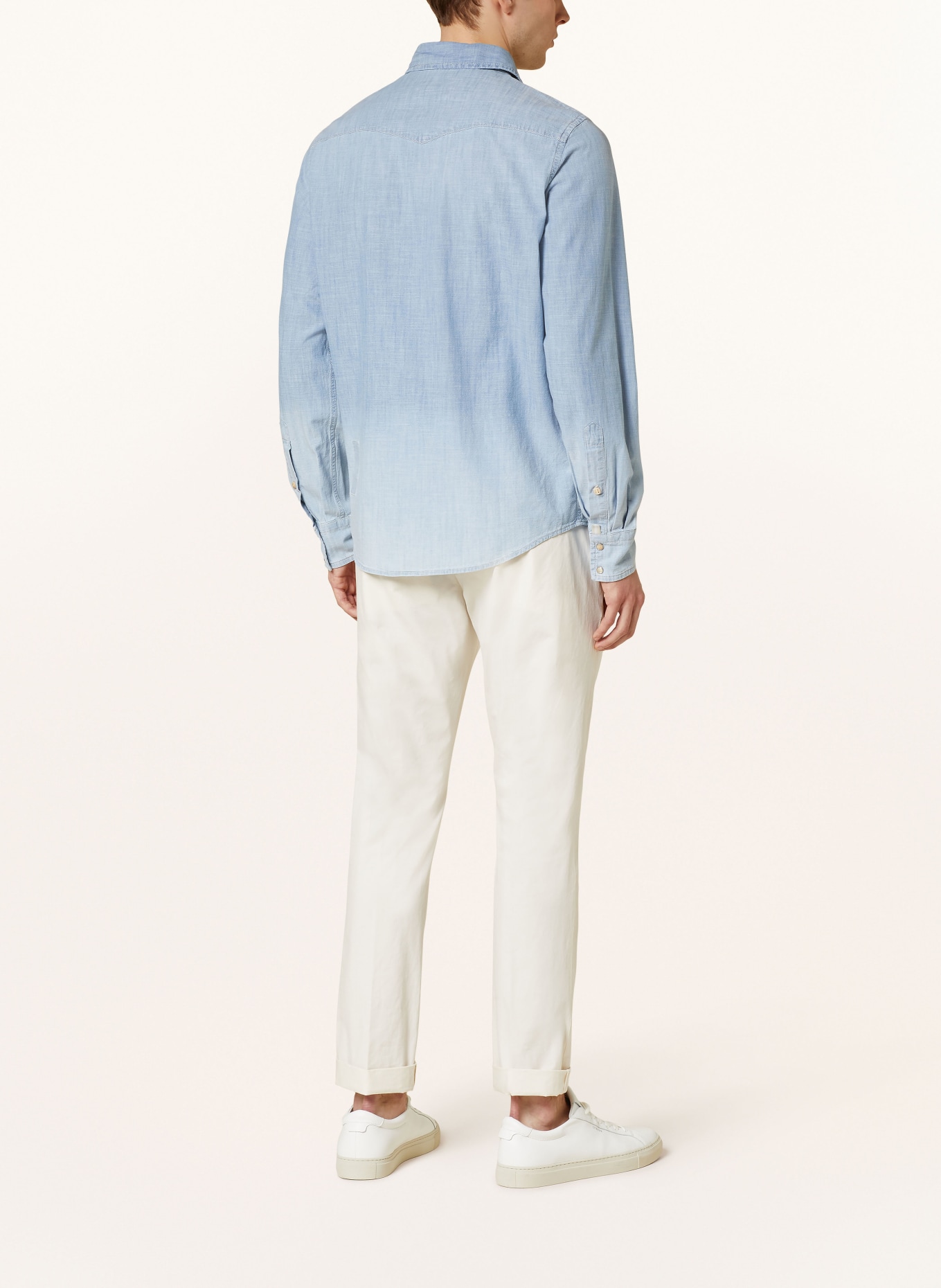 JACOB COHEN Denim shirt regular fit, Color: LIGHT BLUE (Image 3)
