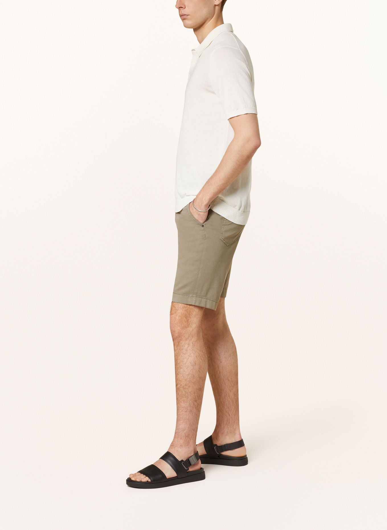 JACOB COHEN Shorts LOU Slim Fit, Farbe: GRAU (Bild 4)