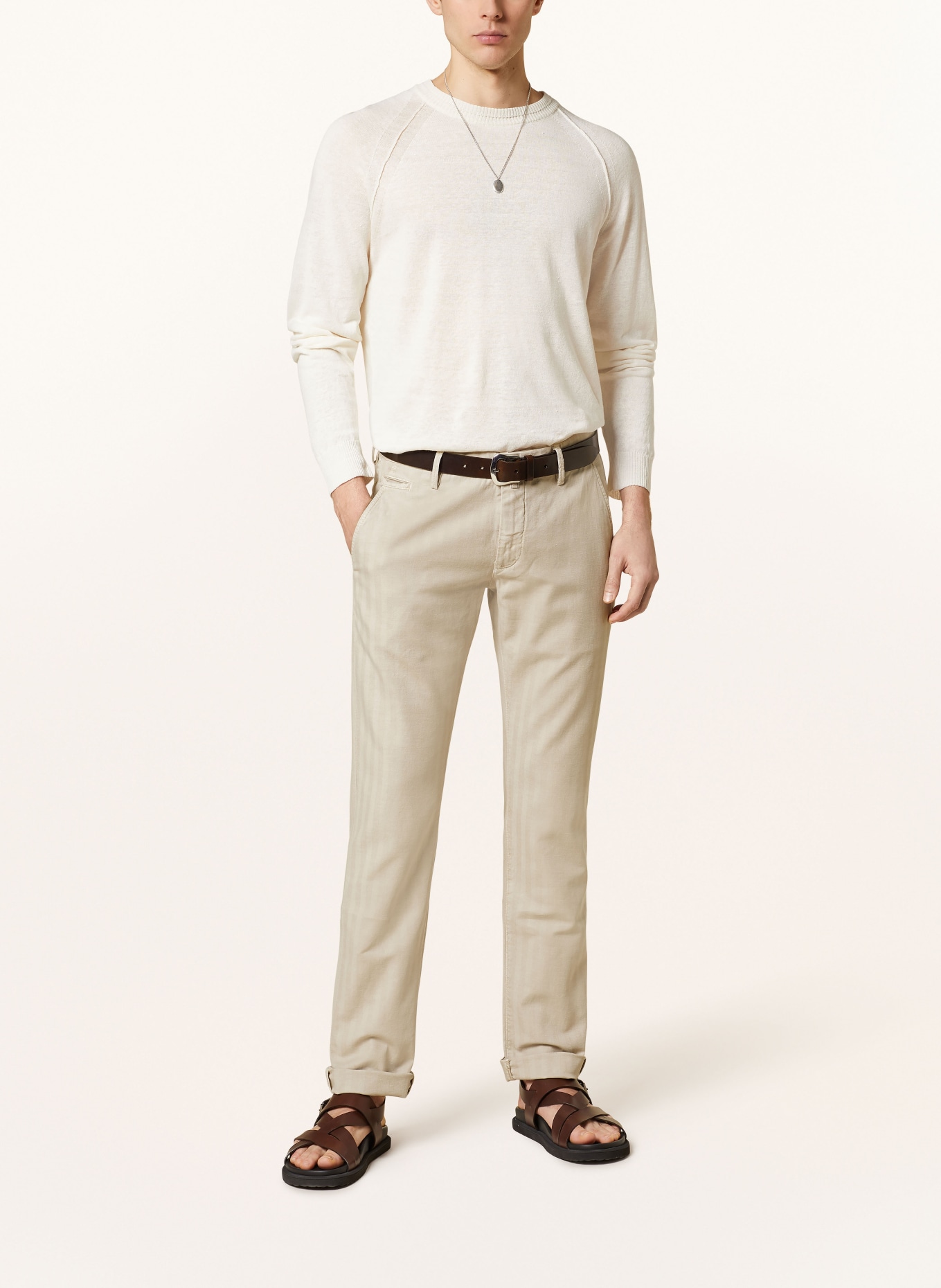 JACOB COHEN Chino BOBBY Extra Slim Fit, Farbe: BEIGE (Bild 2)