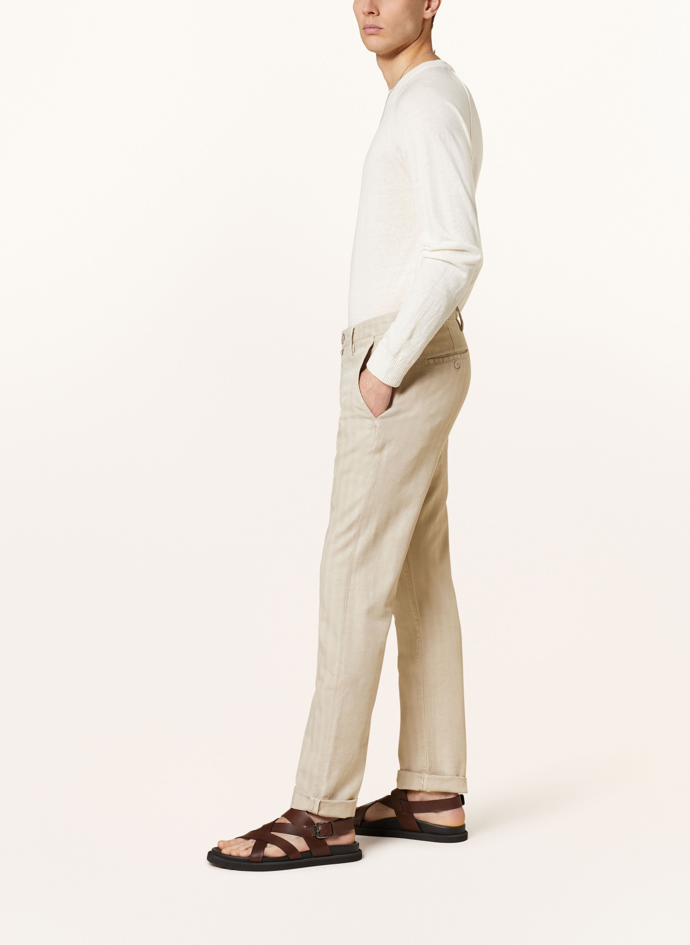 JACOB COHEN Chinos BOBBY extra slim fit, Color: BEIGE (Image 4)