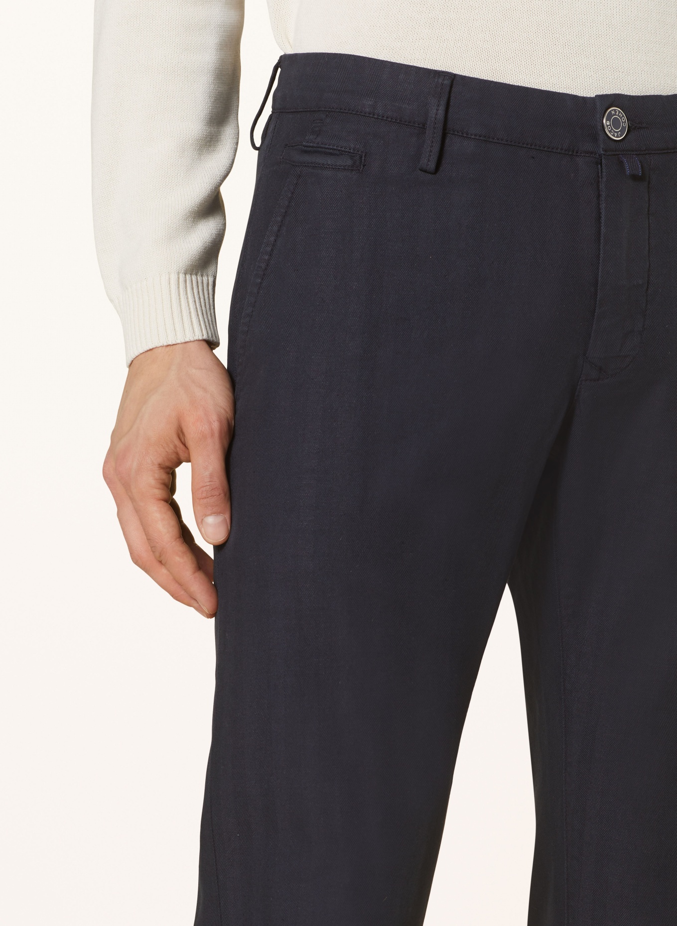 JACOB COHEN Chinos BOBBY extra slim fit, Color: DARK BLUE (Image 5)