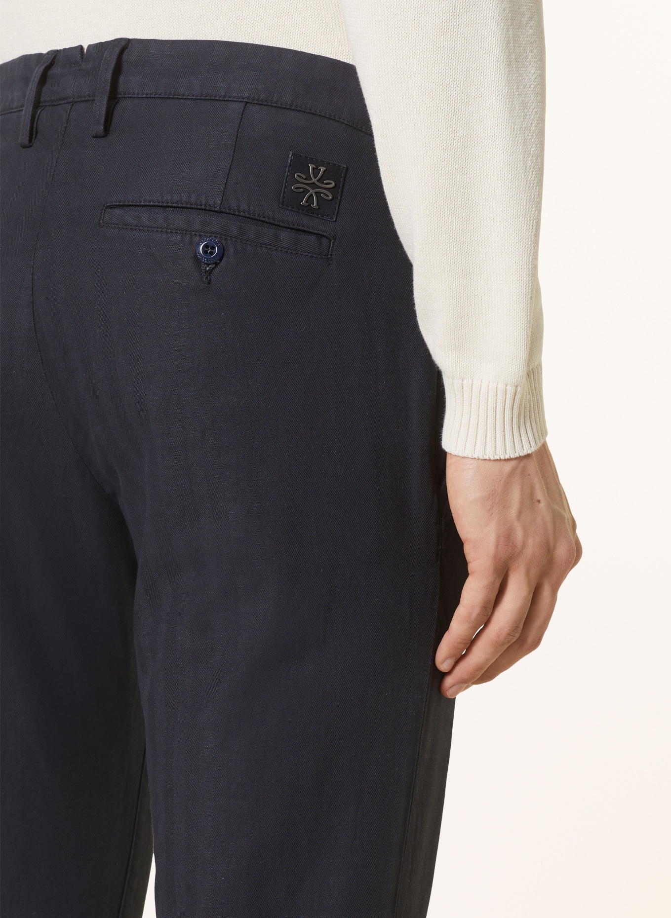 JACOB COHEN Chinos BOBBY extra slim fit, Color: DARK BLUE (Image 6)