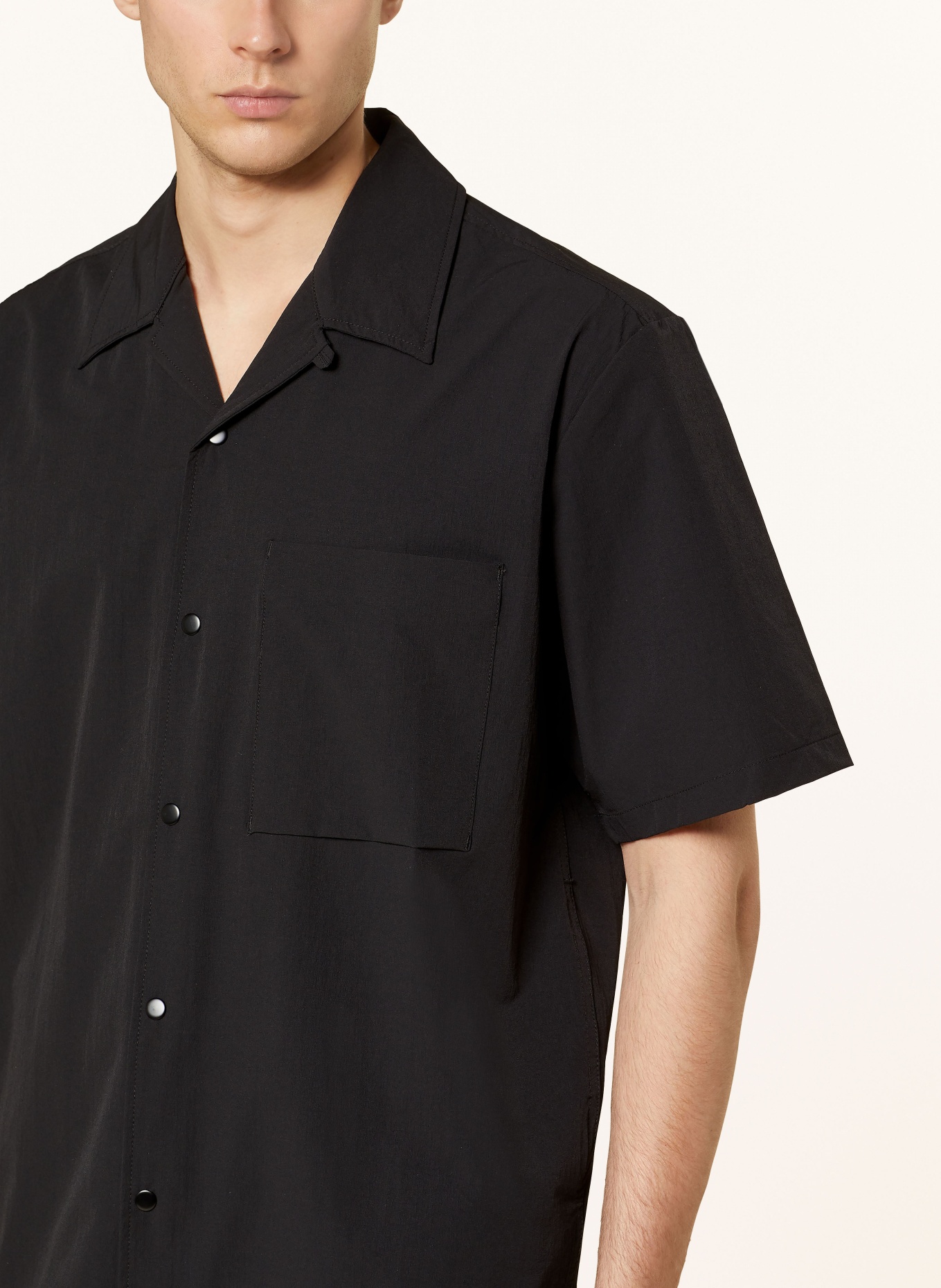 NORSE PROJECTS Resort shirt CARSTEN regular fit, Color: BLACK (Image 4)