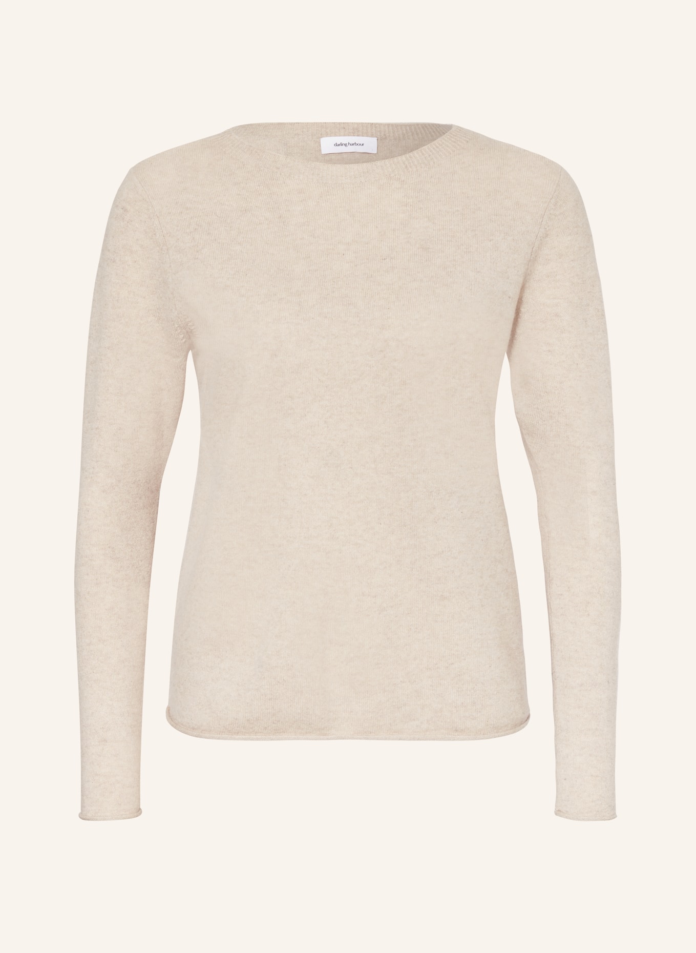 darling harbour Cashmere sweater, Color: HAFER MELANGE (Image 1)