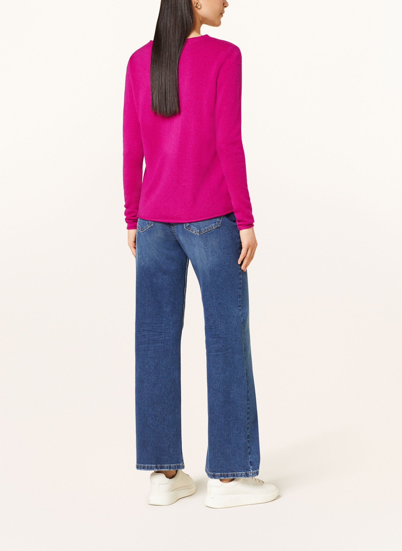 darling harbour Cashmere-Pullover: FUCHSIA