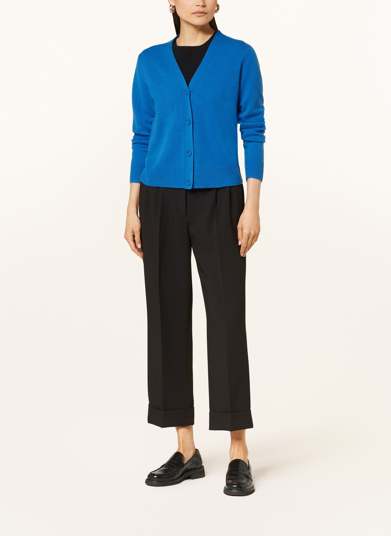 darling harbour Cashmere cardigan, Color: BLAU (Image 2)