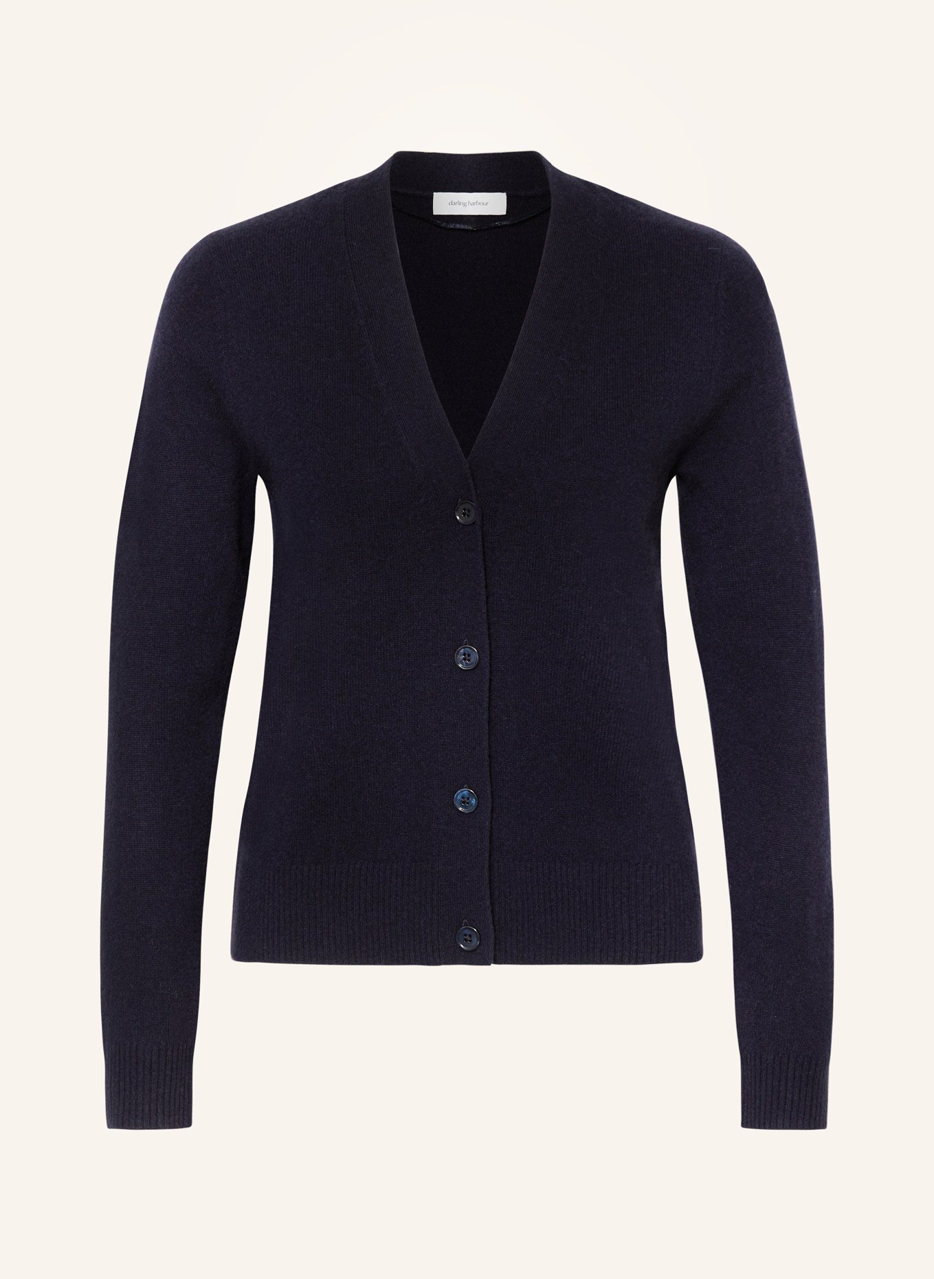 darling harbour Cashmere cardigan: MARINE