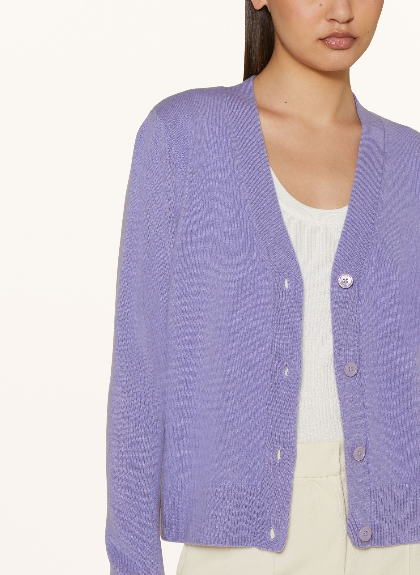 darling harbour Cashmere cardigan, Color: LAVENDEL (Image 4)