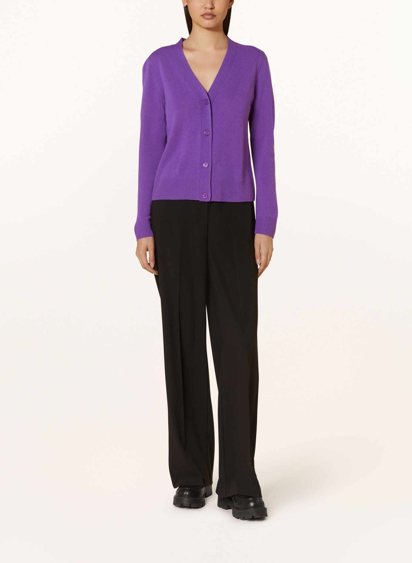 darling harbour Cashmere cardigan, Color: LILA (Image 2)