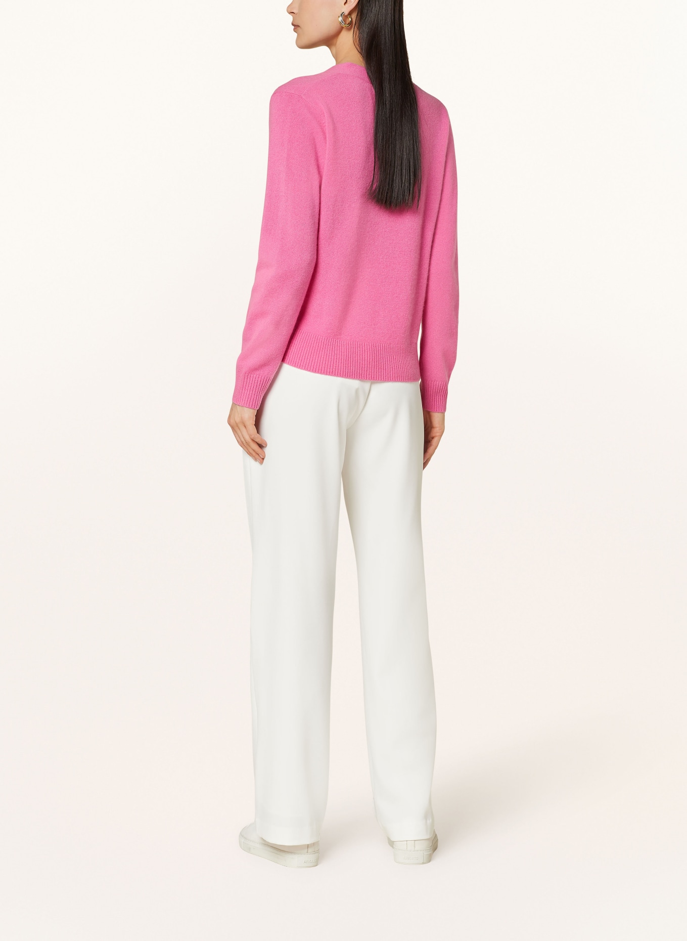 darling harbour Cashmere cardigan, Color: PINK (Image 3)