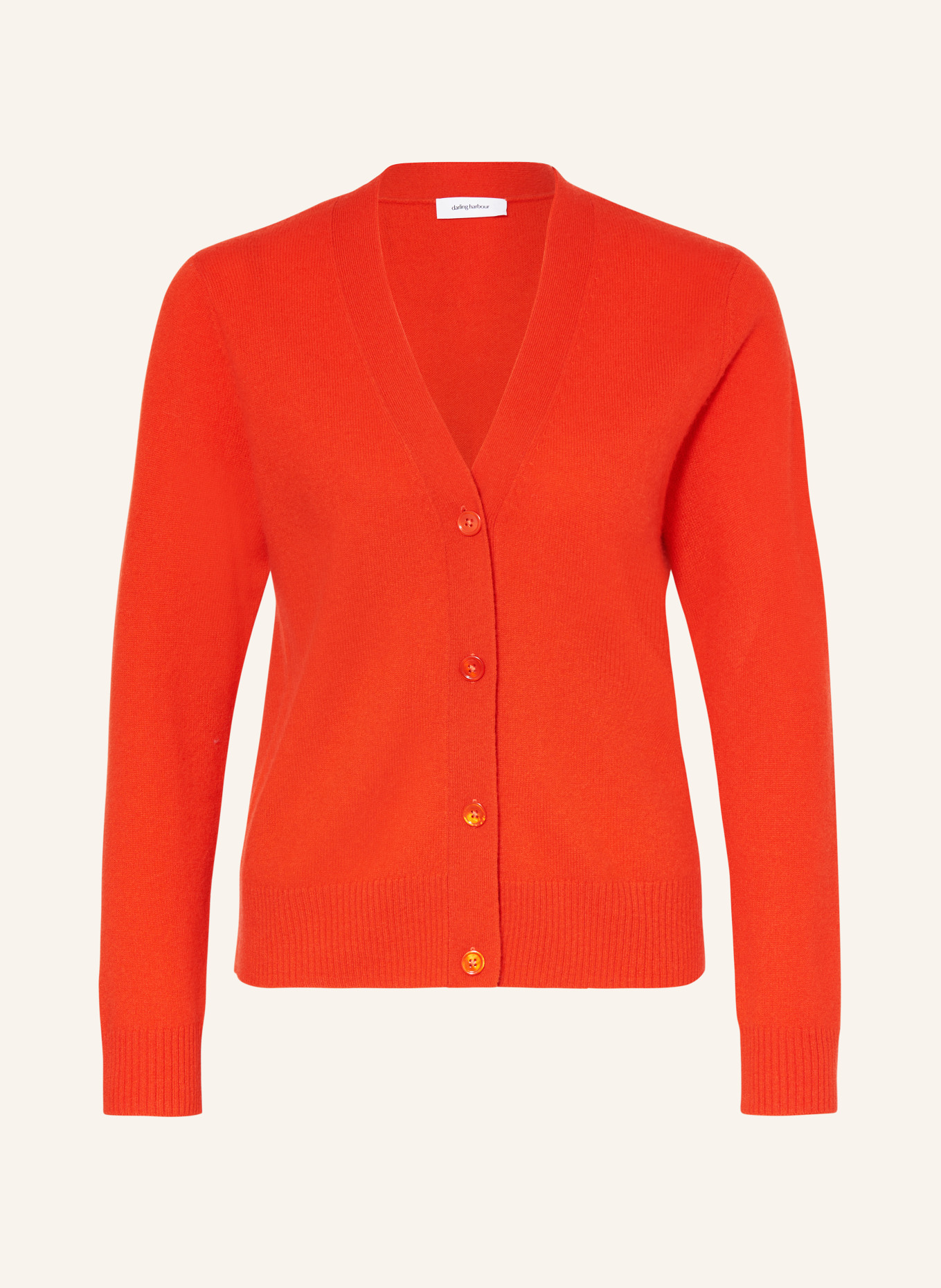 darling harbour Cashmere cardigan, Color: ORANGE (Image 1)