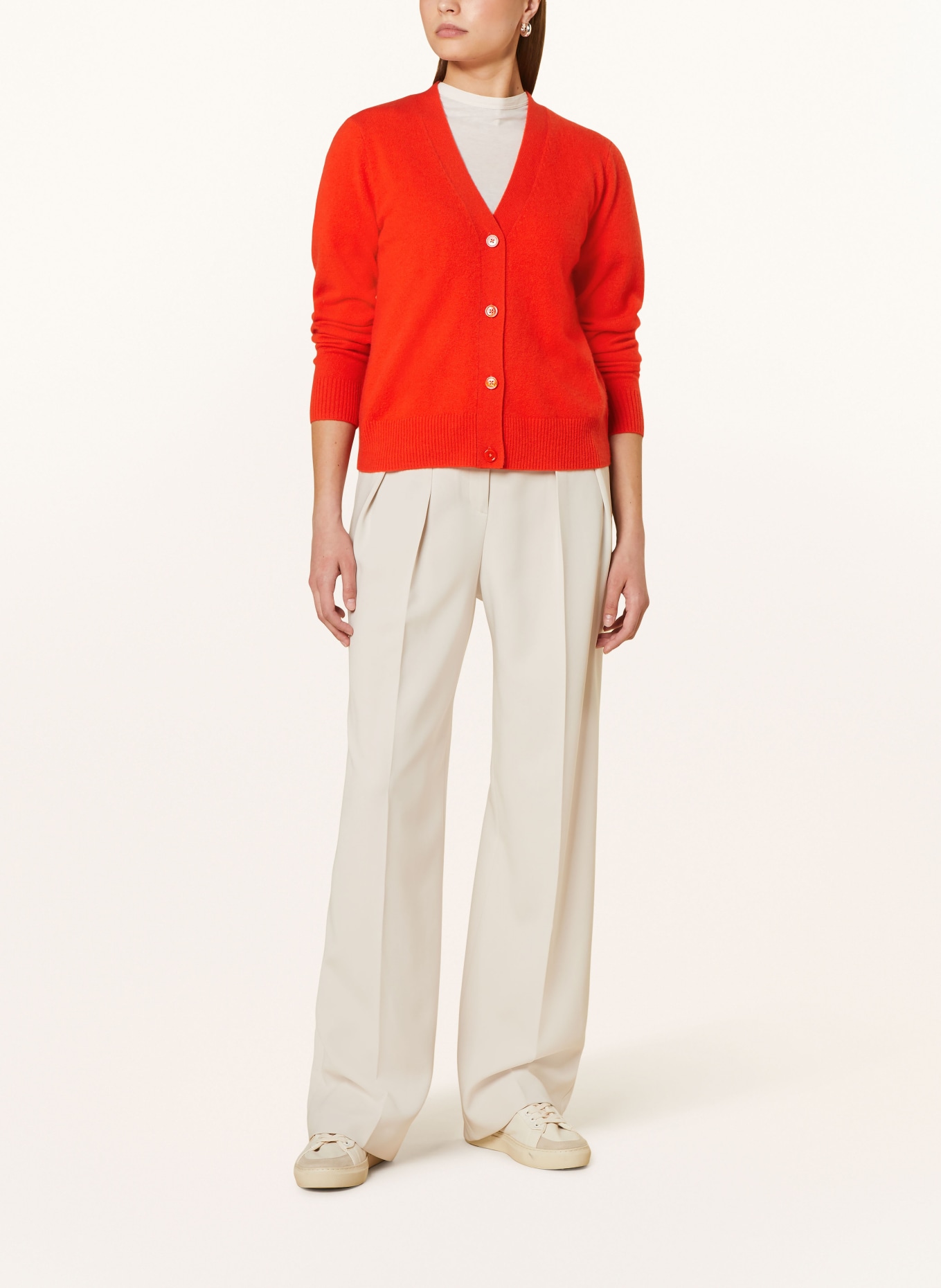 darling harbour Cashmere cardigan, Color: ORANGE (Image 2)