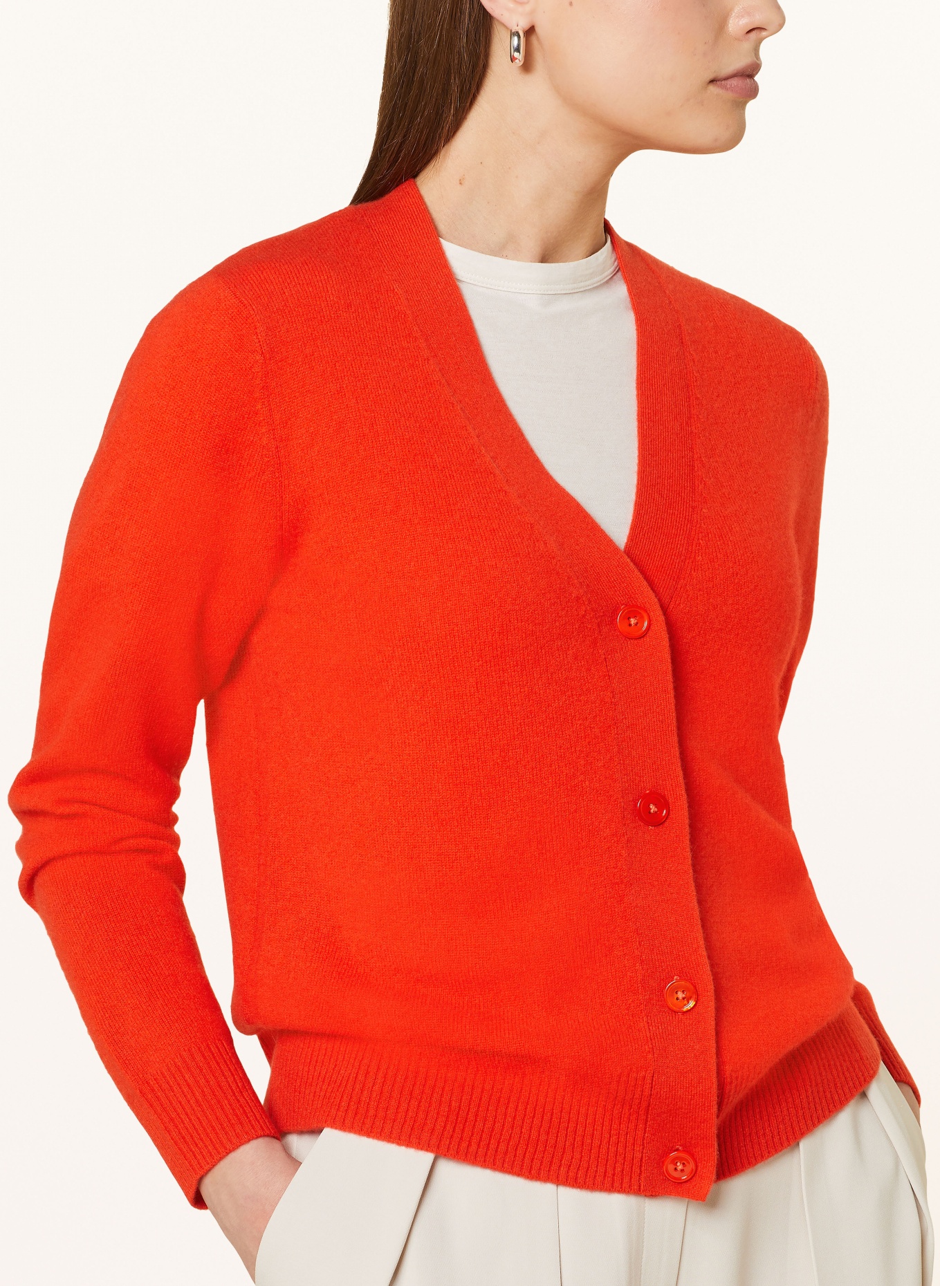 darling harbour Cashmere cardigan, Color: ORANGE (Image 4)