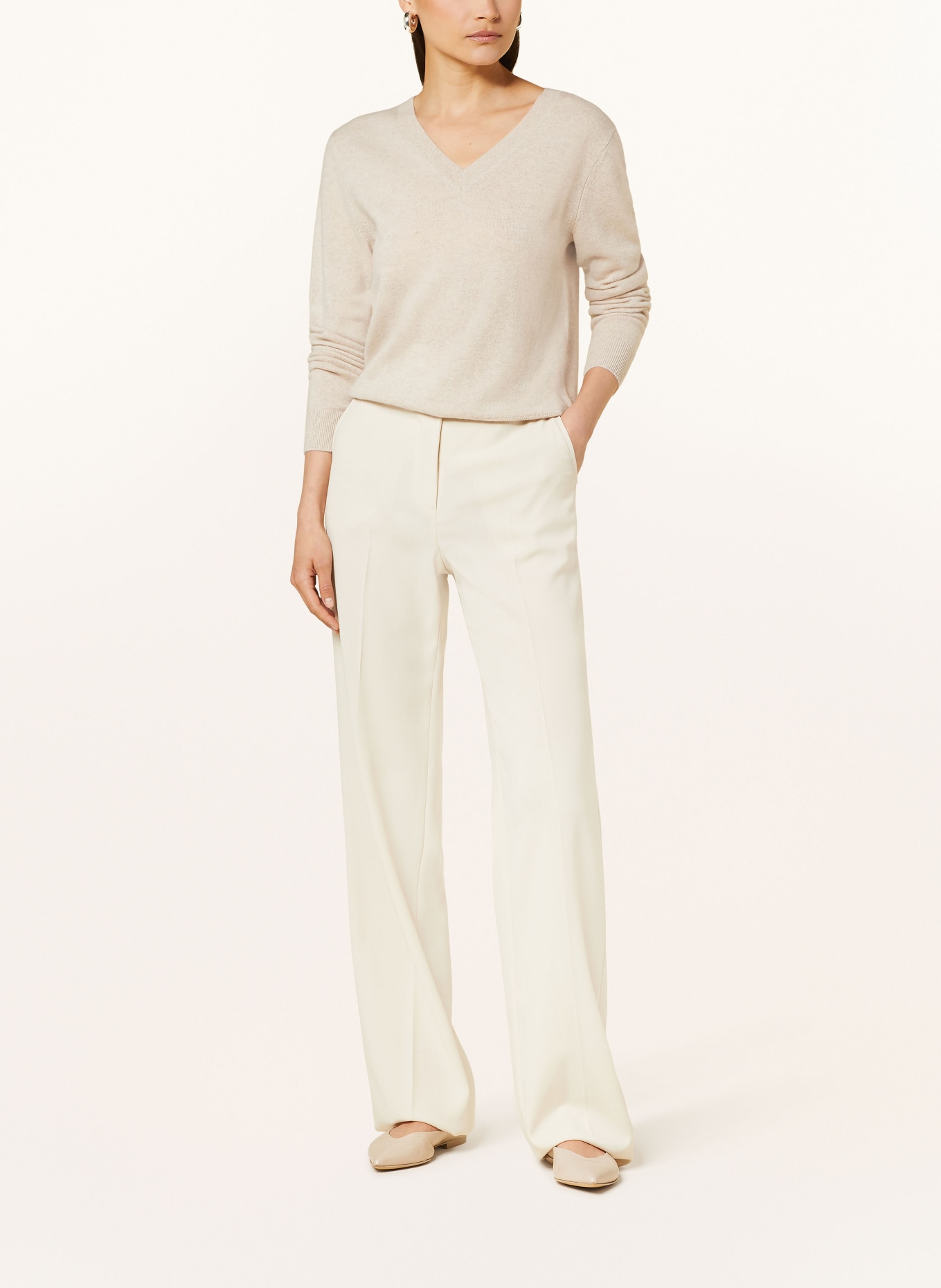 darling harbour Cashmere sweater, Color: HAFER MELANGE (Image 2)