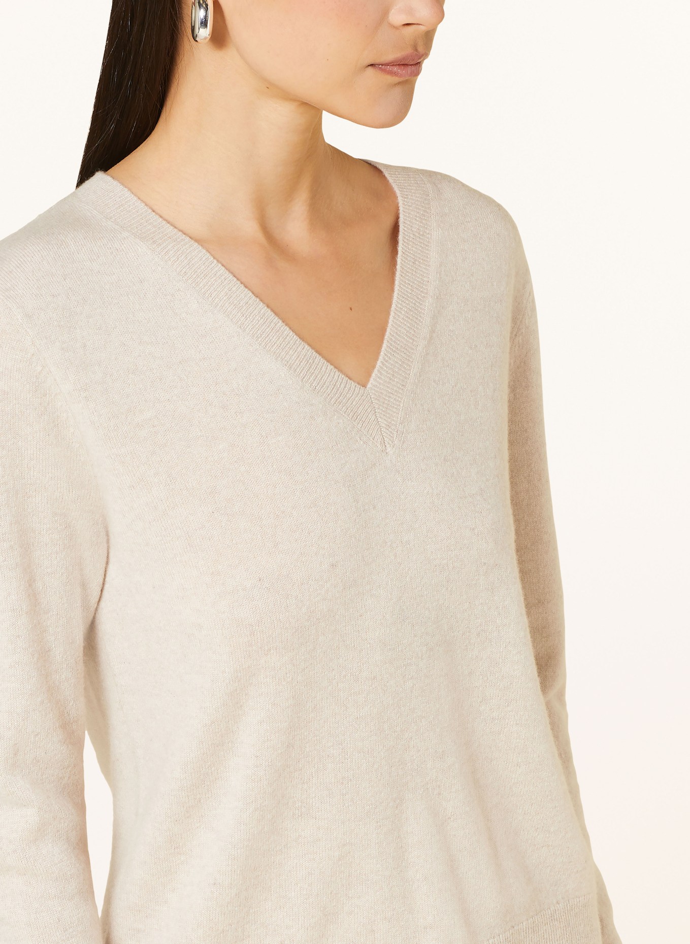 darling harbour Cashmere sweater, Color: HAFER MELANGE (Image 4)